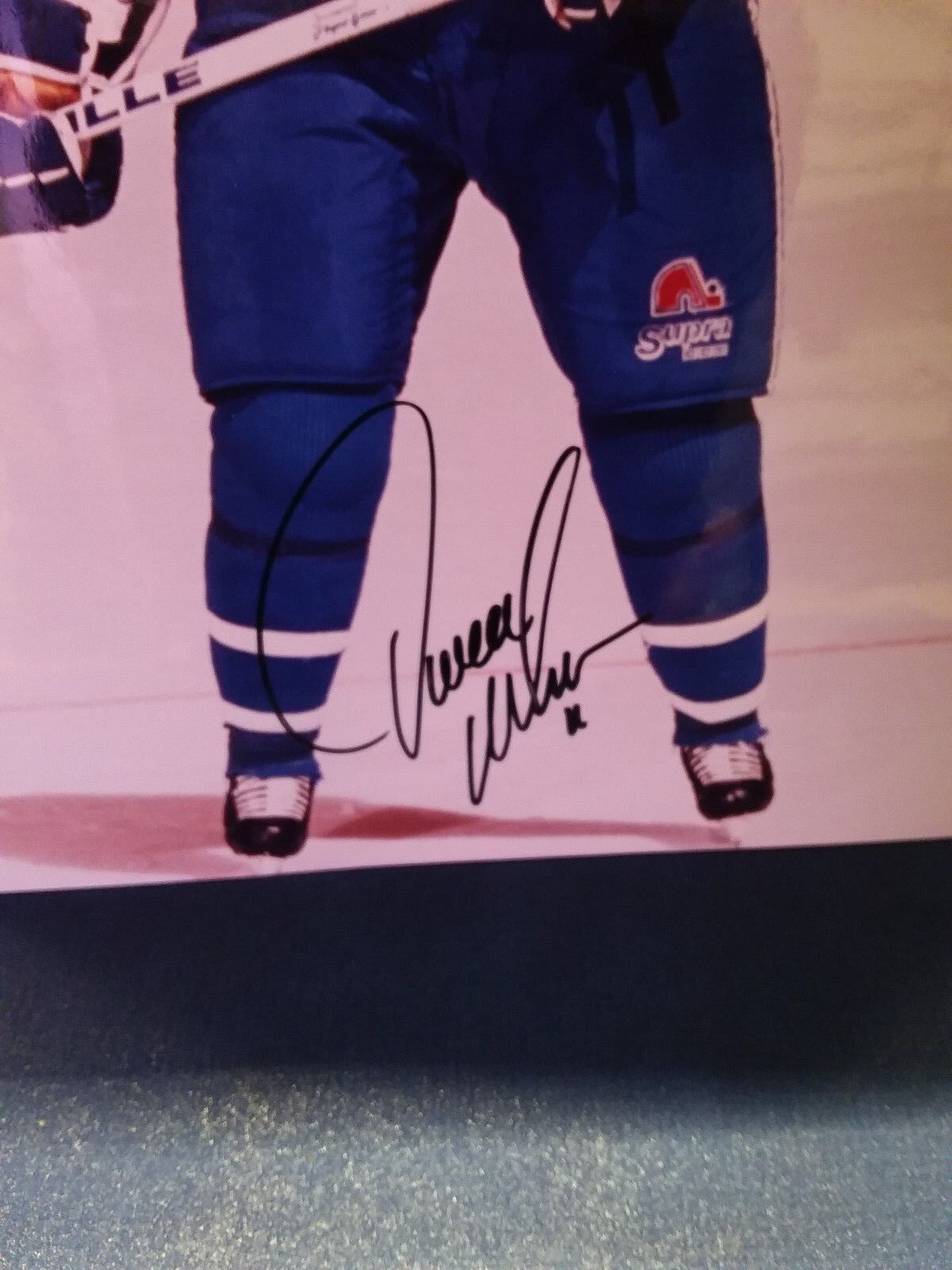 Owen Nolan Quebec Nordiques Autographed 8x10 Photo