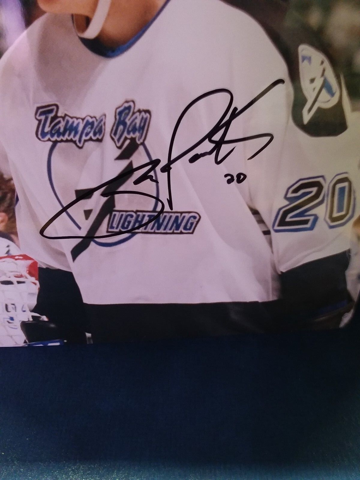 Rudy Poesehek Tampa Bay Lightning  Autographed 8x10 Photo