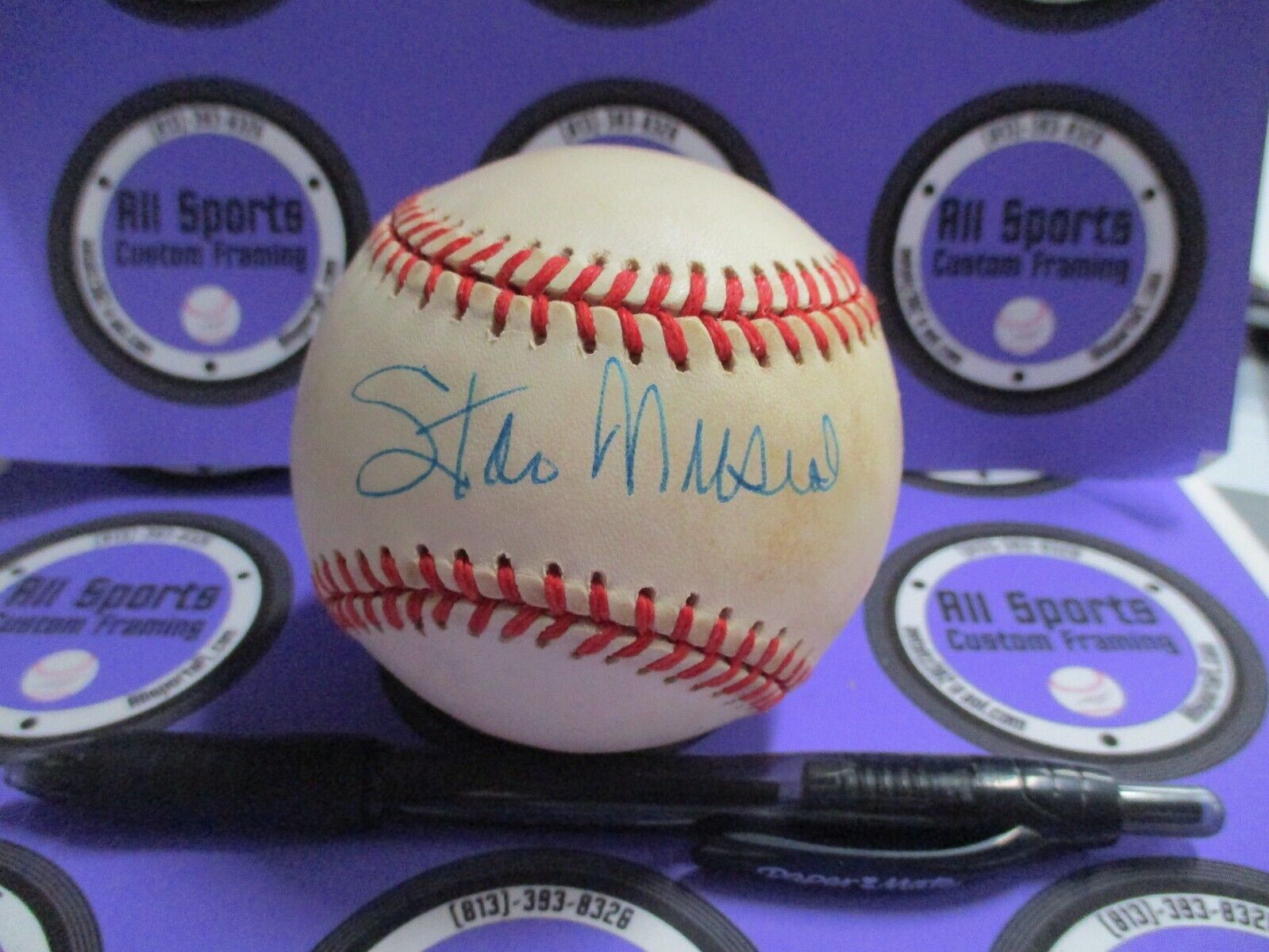 Stan Musial St. Louis Cardinals Autographed Rawlings Baseball JSA COA #EE32438