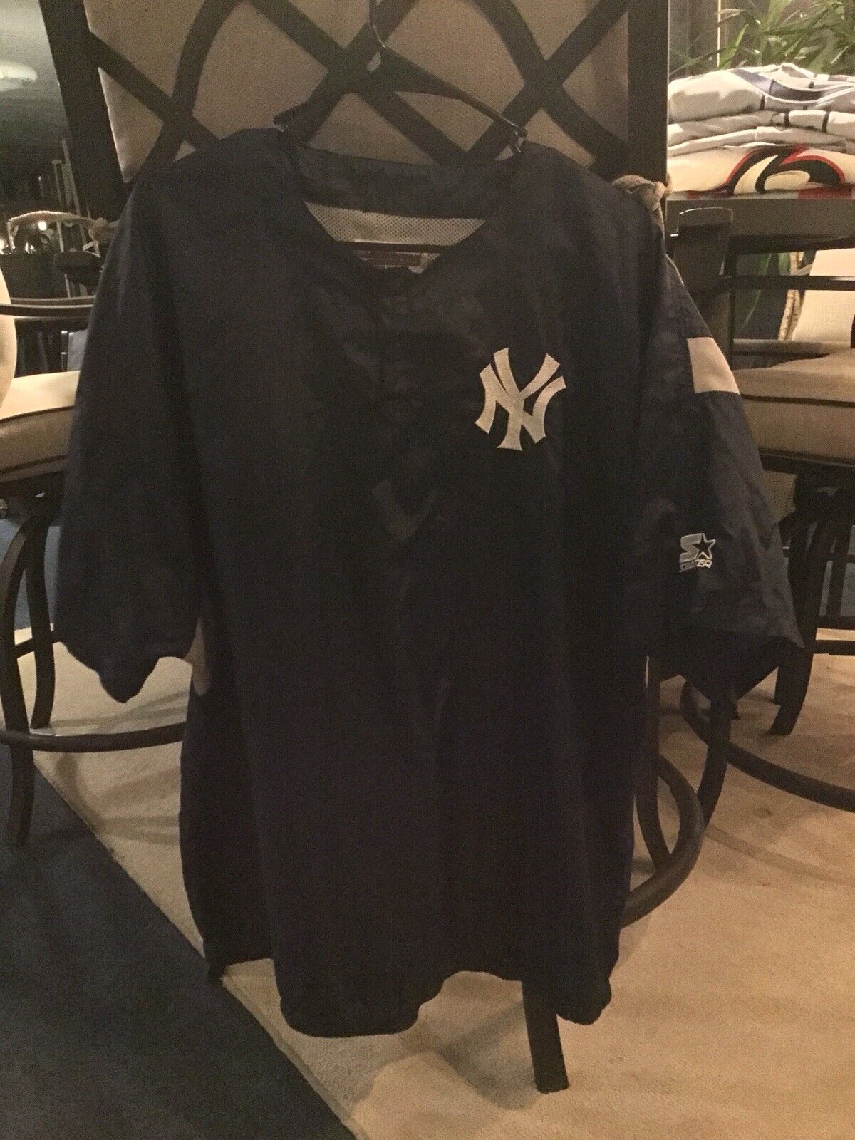 Yankees Vintage Diamond Collection Warm Up Top XL not used