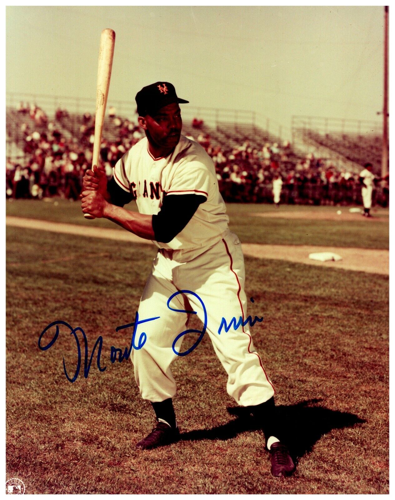 Monte Irvin New York Giants MLB Signed Autographed 8x10 Color Photo B