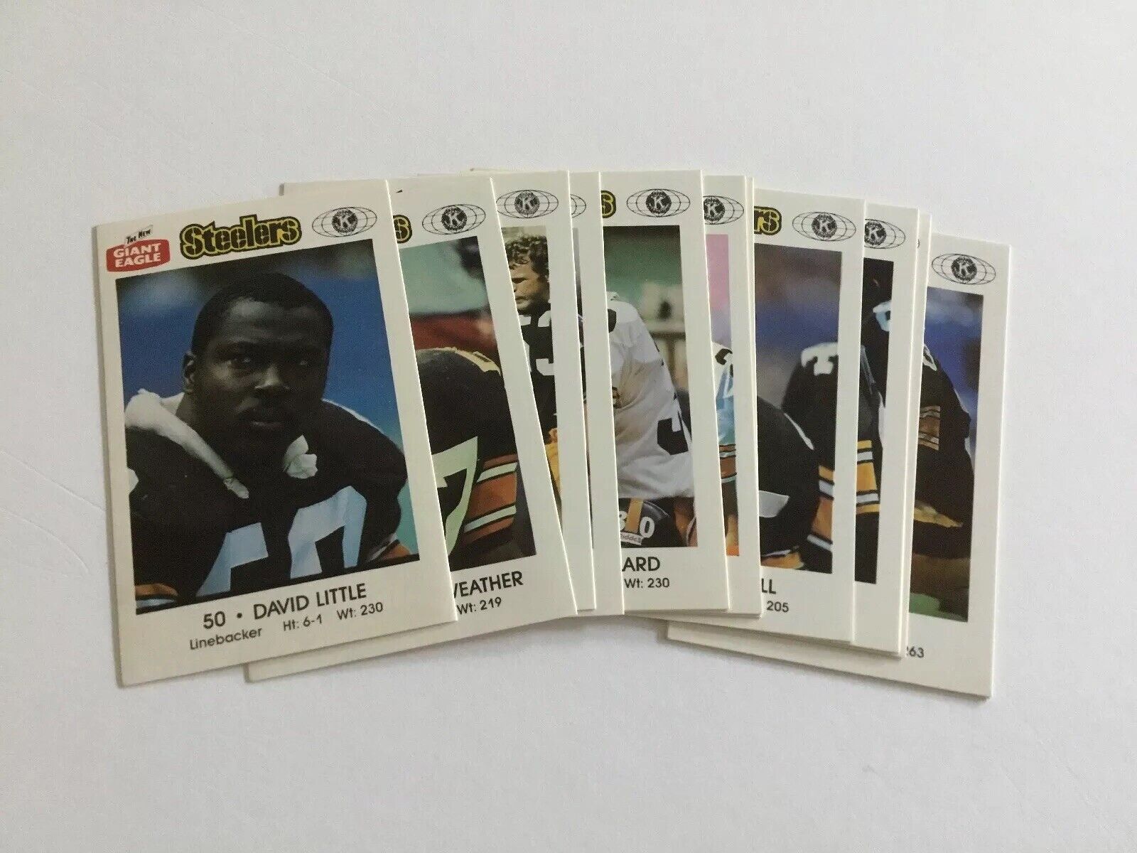 1988 Pittsburgh Steelers Police 16 Card Set in NM to MT Condition Woodson