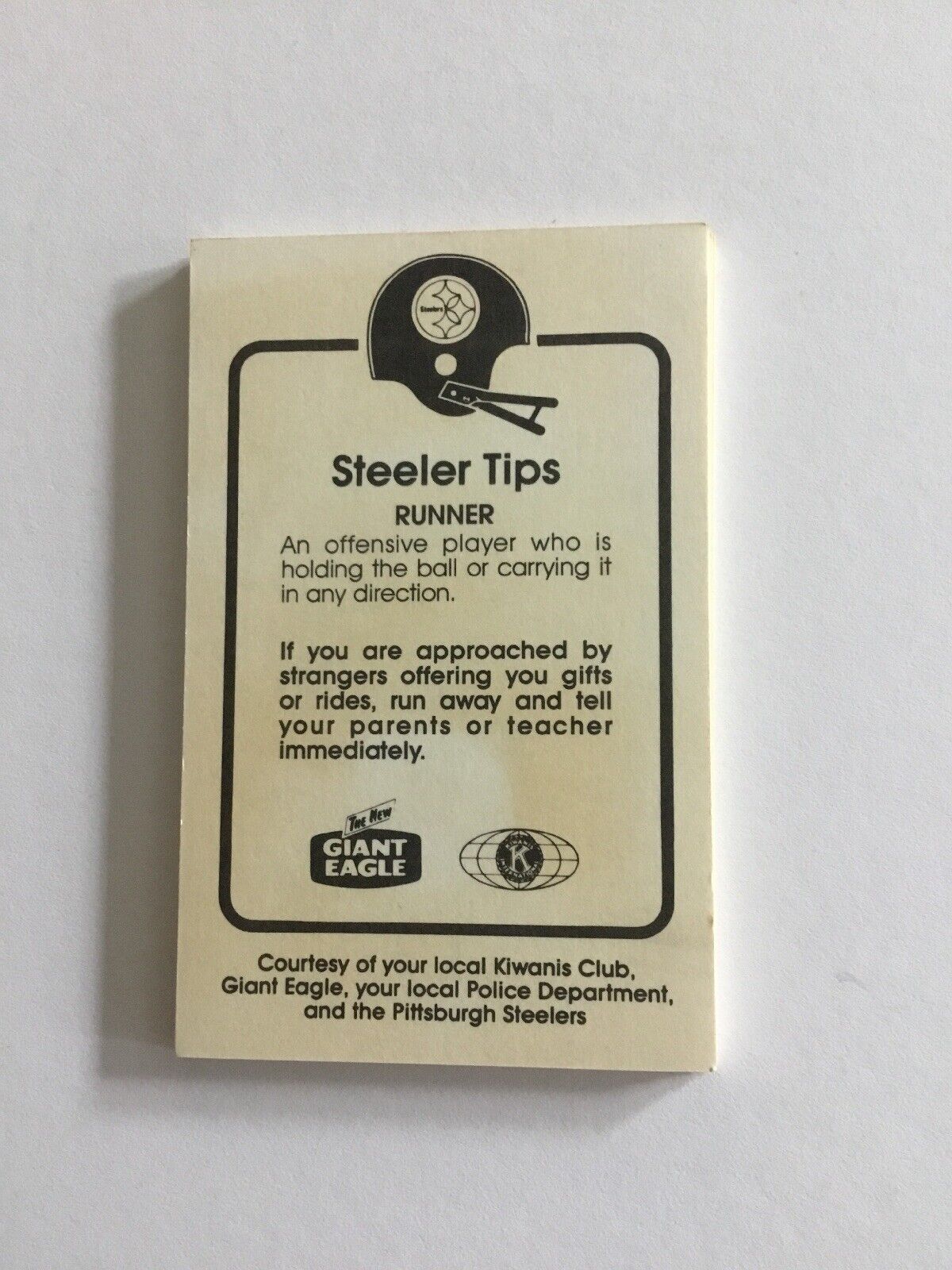 1988 Pittsburgh Steelers Police 16 Card Set in NM to MT Condition Woodson