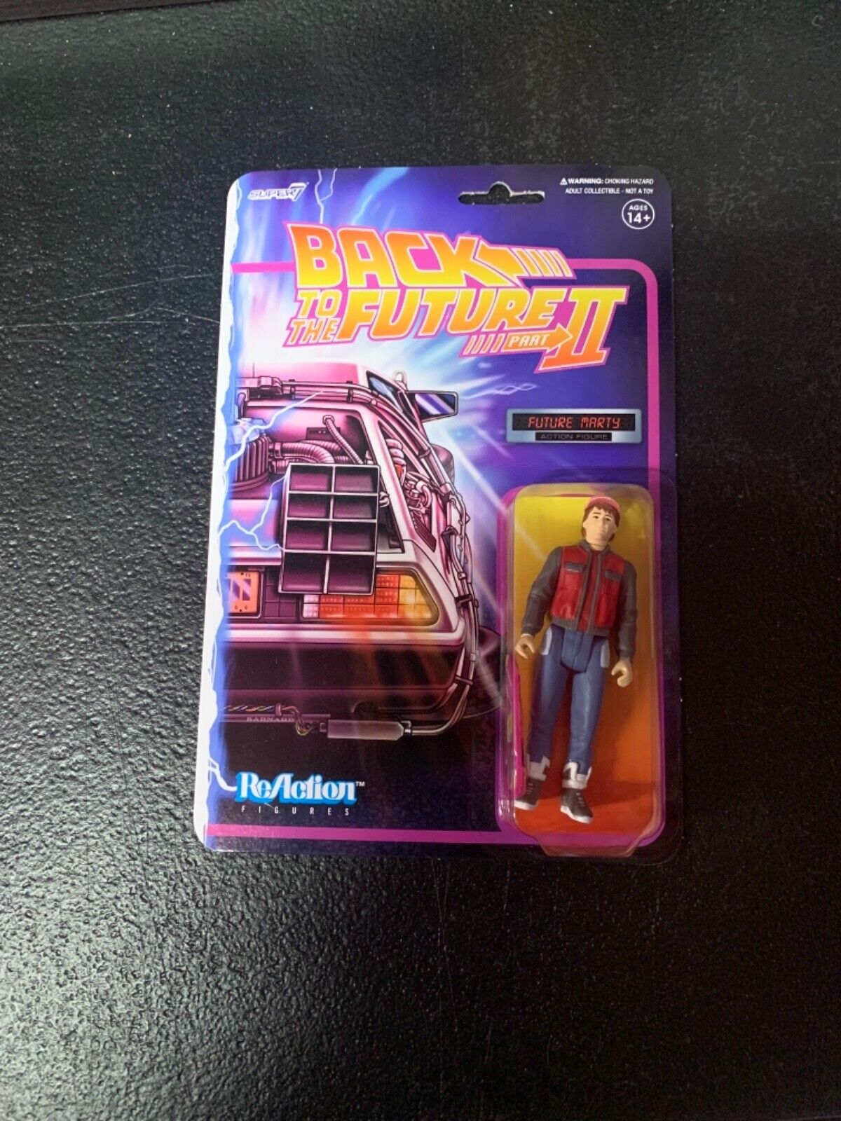 ReAction Figures Back to the Future 2 Future Marty McFly Hoverboard Figure BTTF