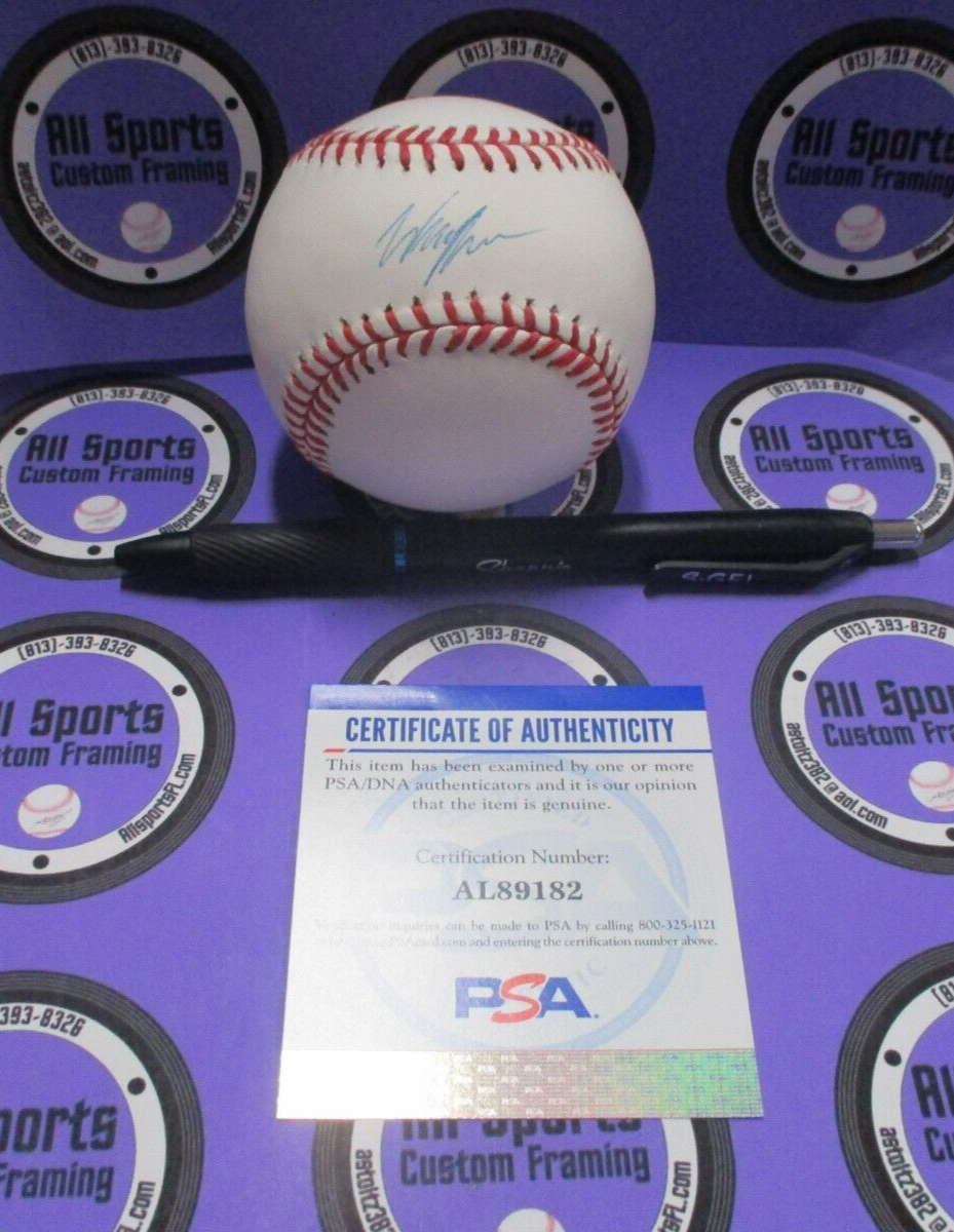 Wil Myers Padres Reds Autographed Baseball Certified PSA COA #AL89182