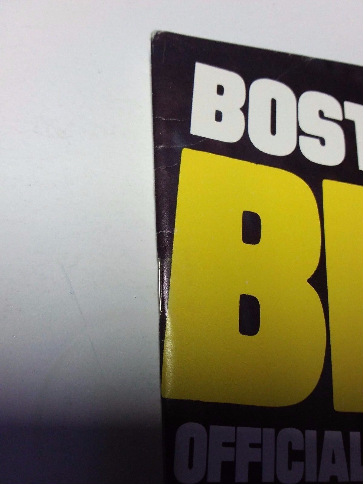 Boston Bruins, 1976 - 77 Yearbook, Brad Park on Cover, Excellent condition