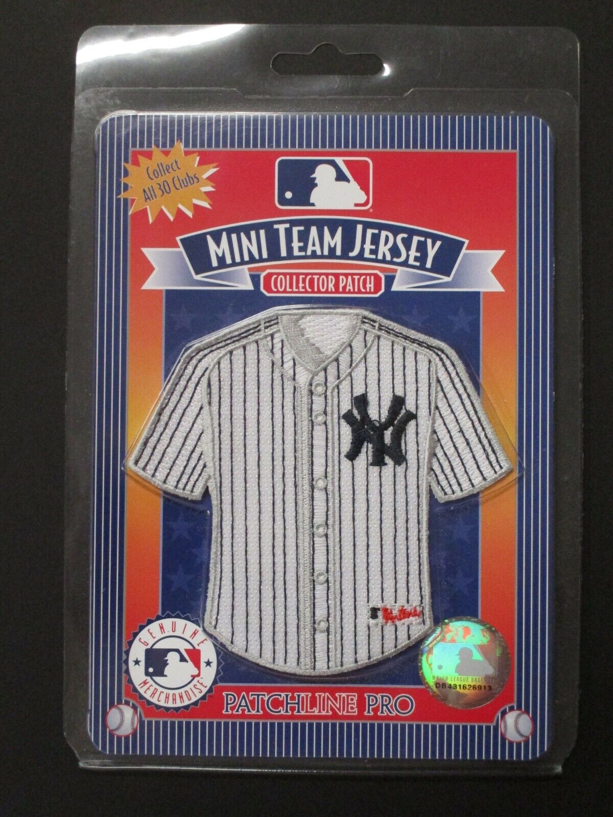 New York Yankees Mini Team Jersey Collector Patch Size 4 x 4 inches NIP