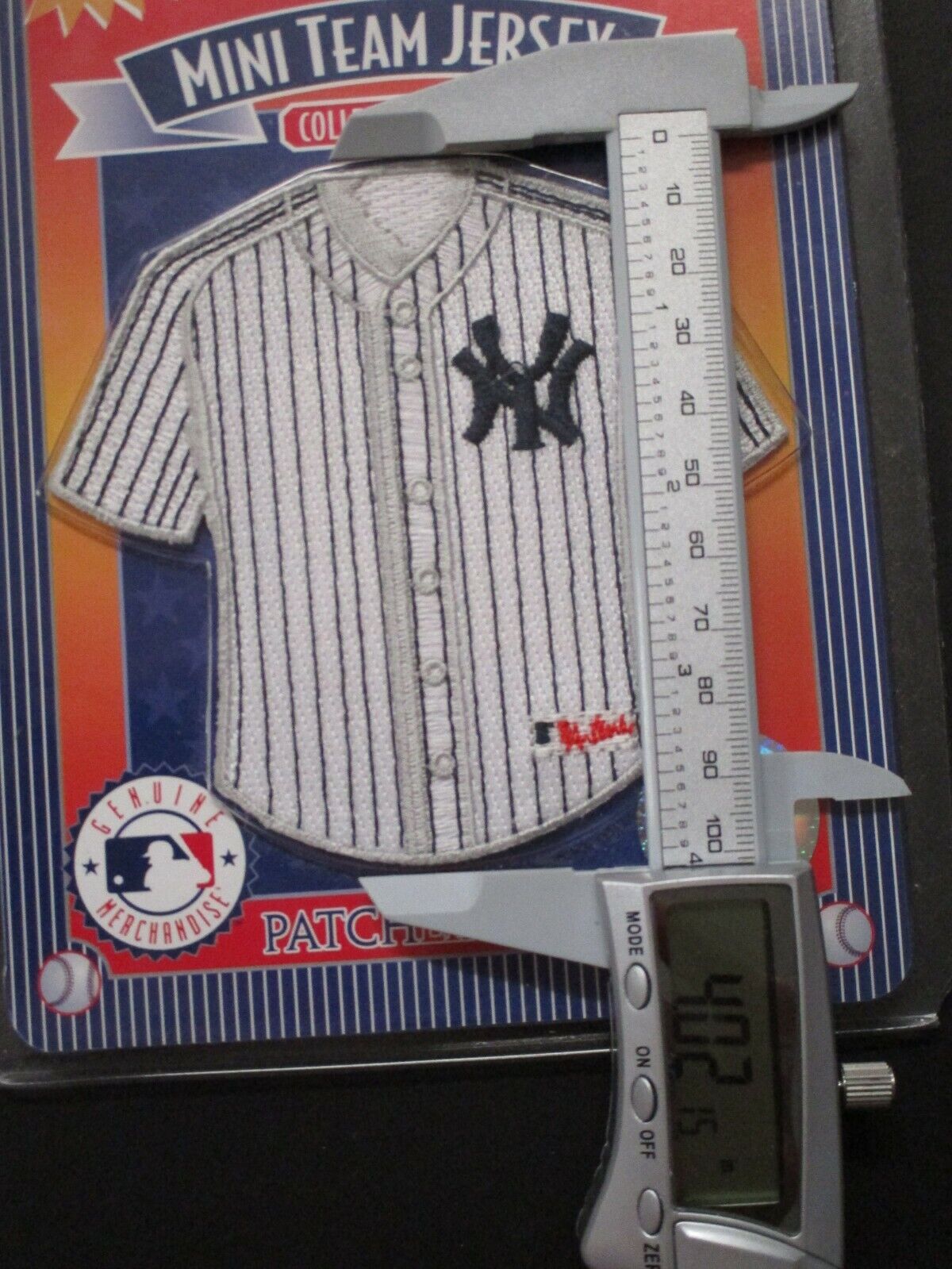 New York Yankees Mini Team Jersey Collector Patch Size 4 x 4 inches NIP