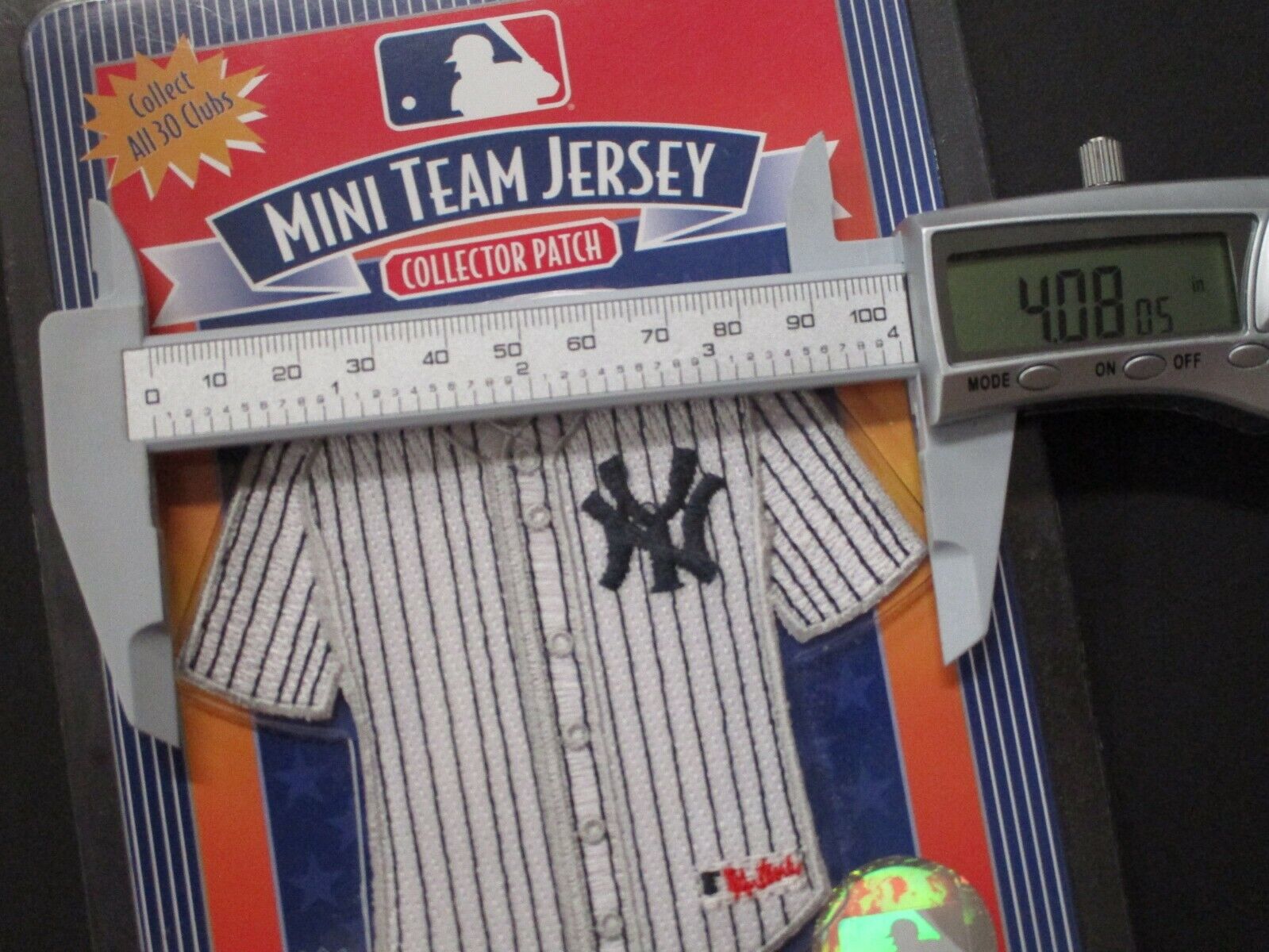 New York Yankees Mini Team Jersey Collector Patch Size 4 x 4 inches NIP