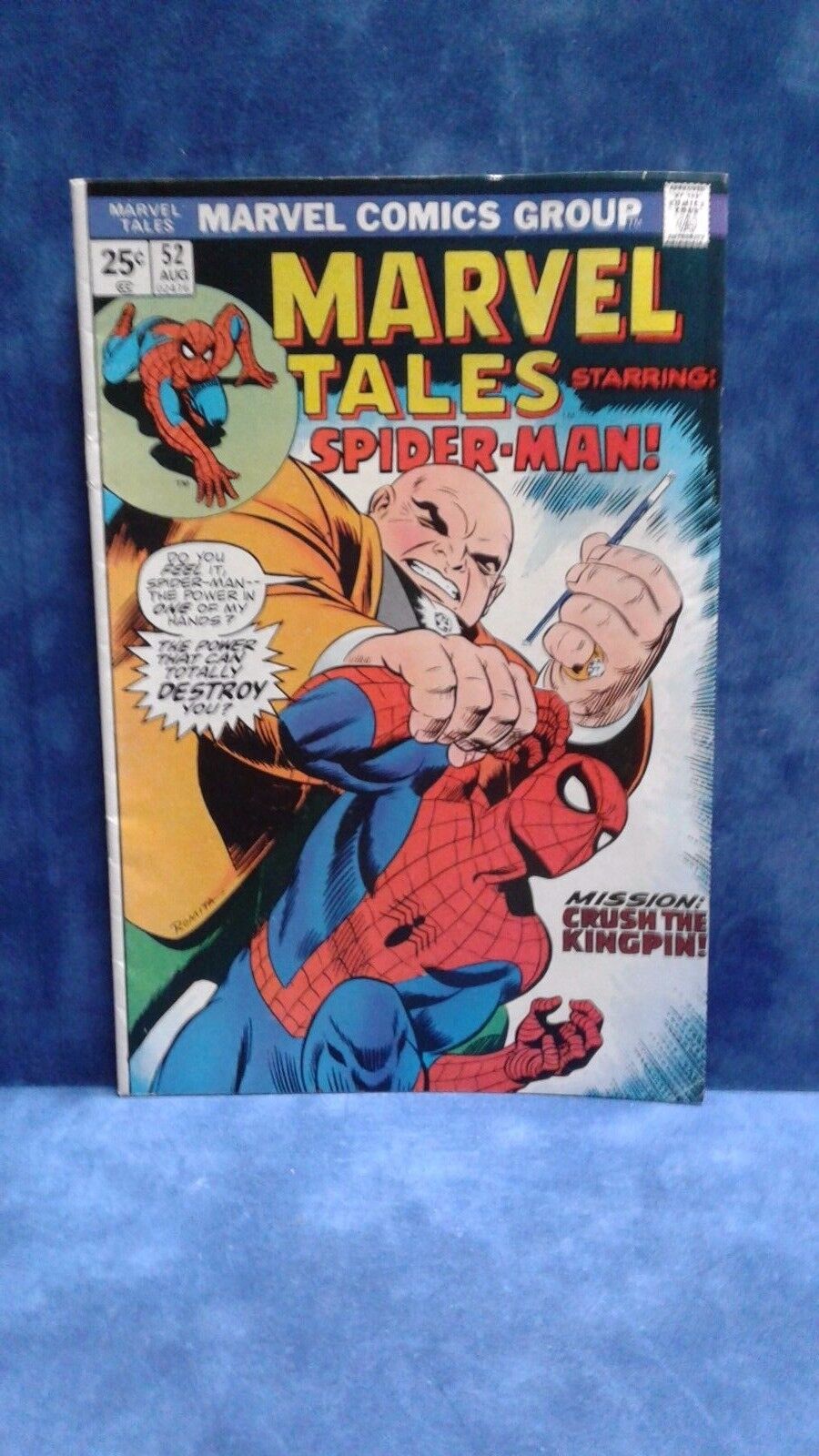 1974 MARVEL TALES STARRING SPIDERMAN COMIC BOOK # 52 AUG