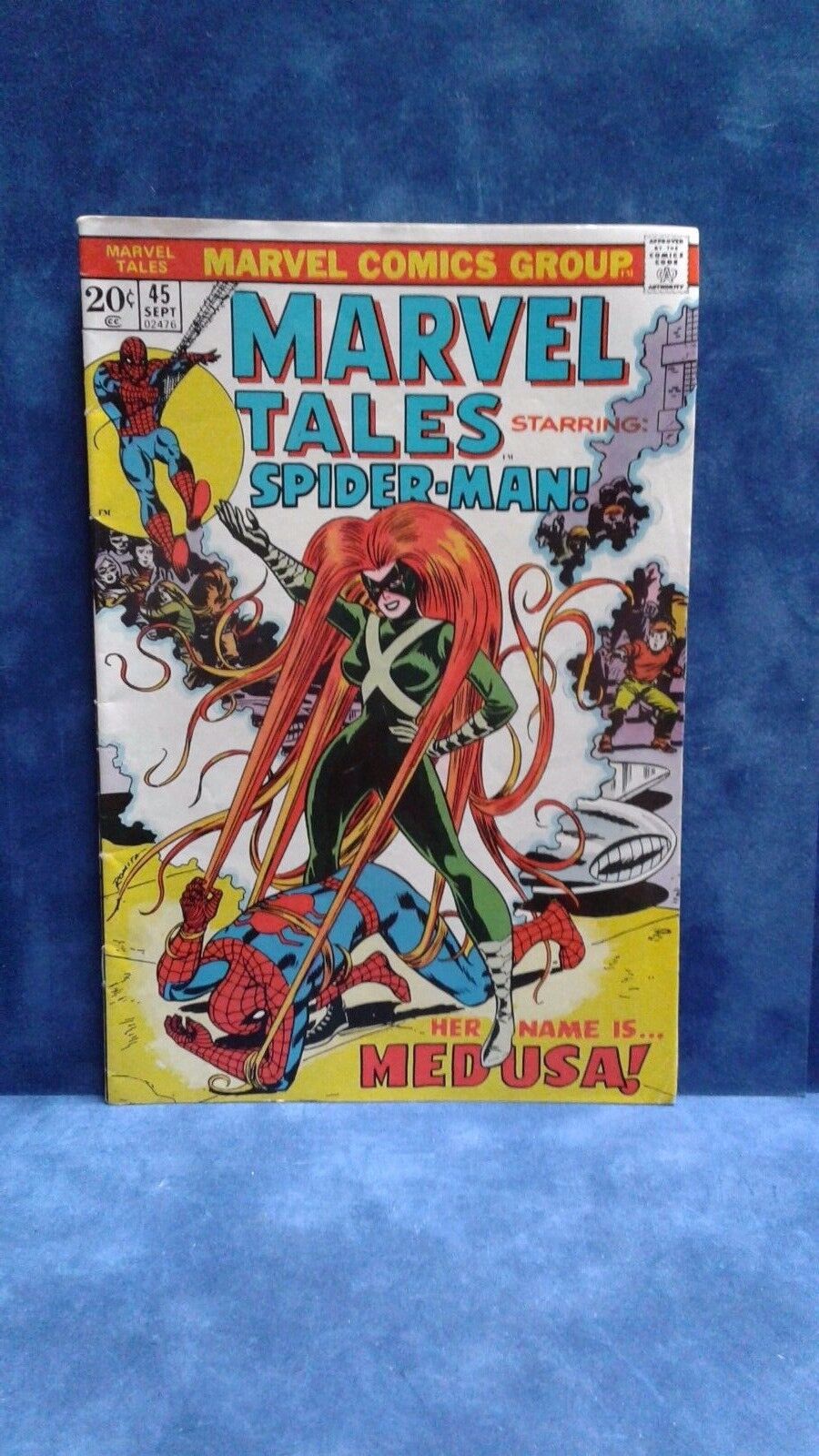 1973 MARVEL COMIC GROUP MARVEL TALES SPIDERMAN MEDUSA #45 SEPT