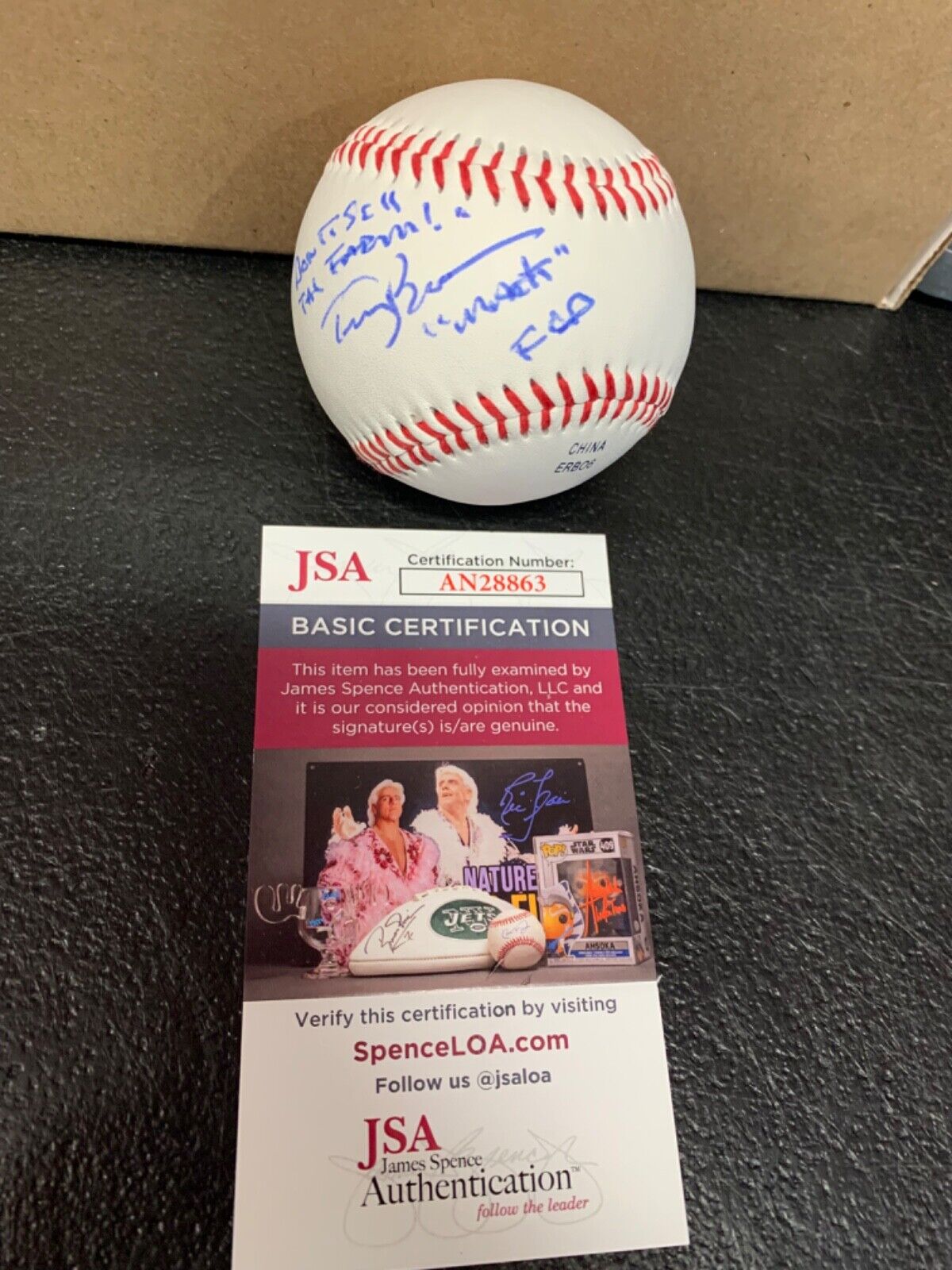 Timothy Busfield Actor Autographed Signed Baseball Field Of Dreams Scrip JSA COA