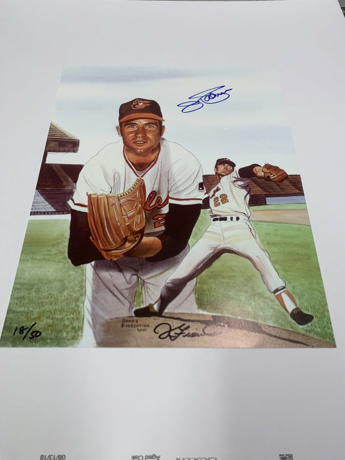 Jim Palmer Orioles Autographed 11x14 Photo Limited Edition 18/50 W/ASCF COA