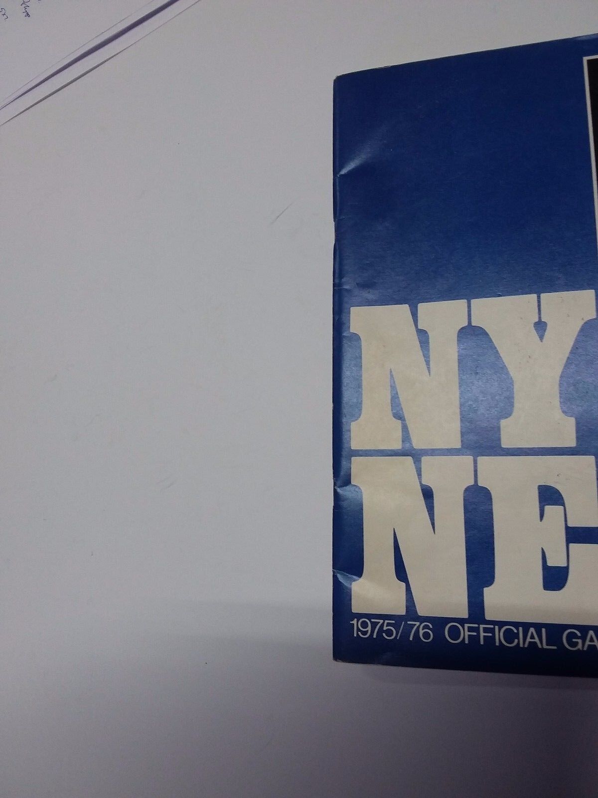 1975/76 New York Nets Basketball Official Game Program with Julius Erving