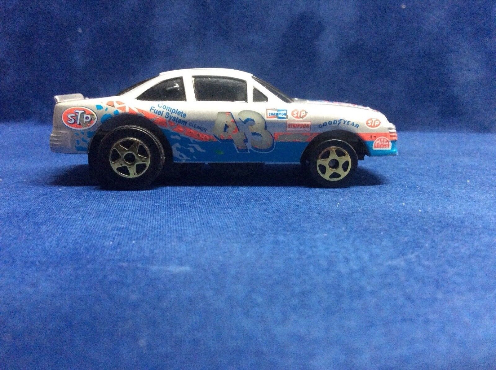 Bobby Hamilton STP  #43 Silver NASCAR 1996 Playing Mantis Sizzlers Race Car