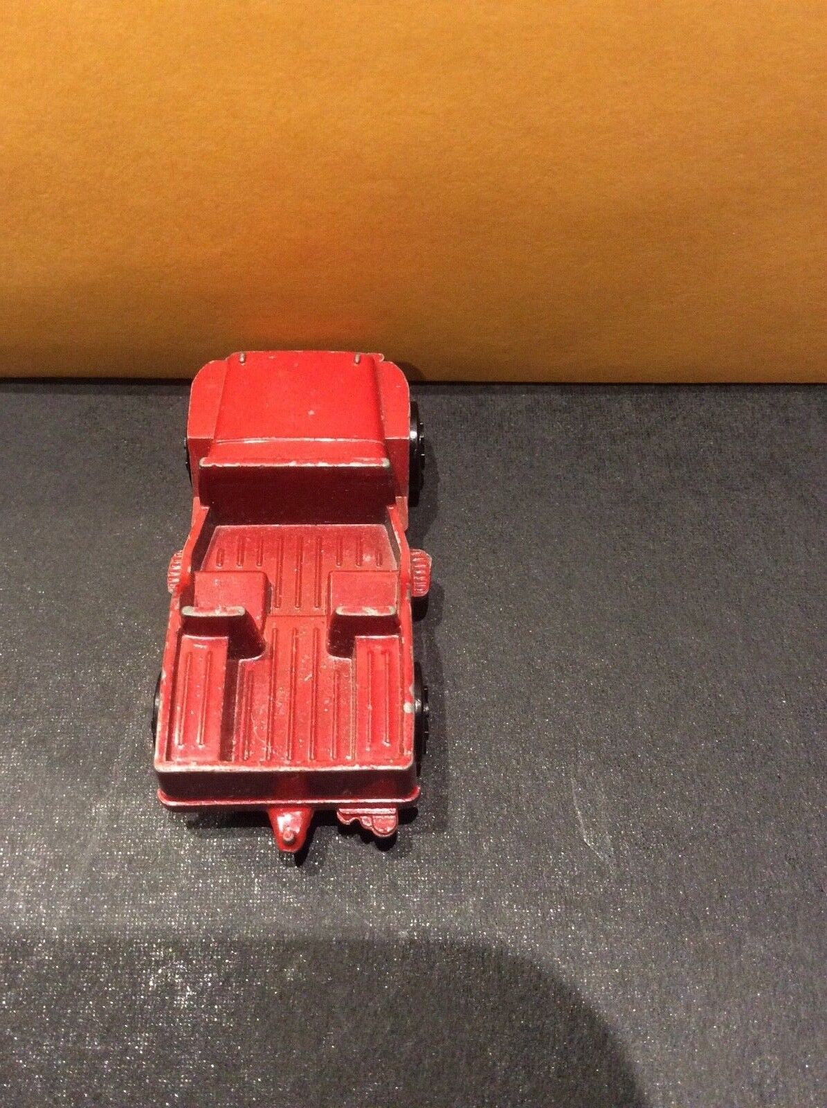 Vintage Unknown Brand 1-7/8" long JEEP (Made in Hong Kong) Red