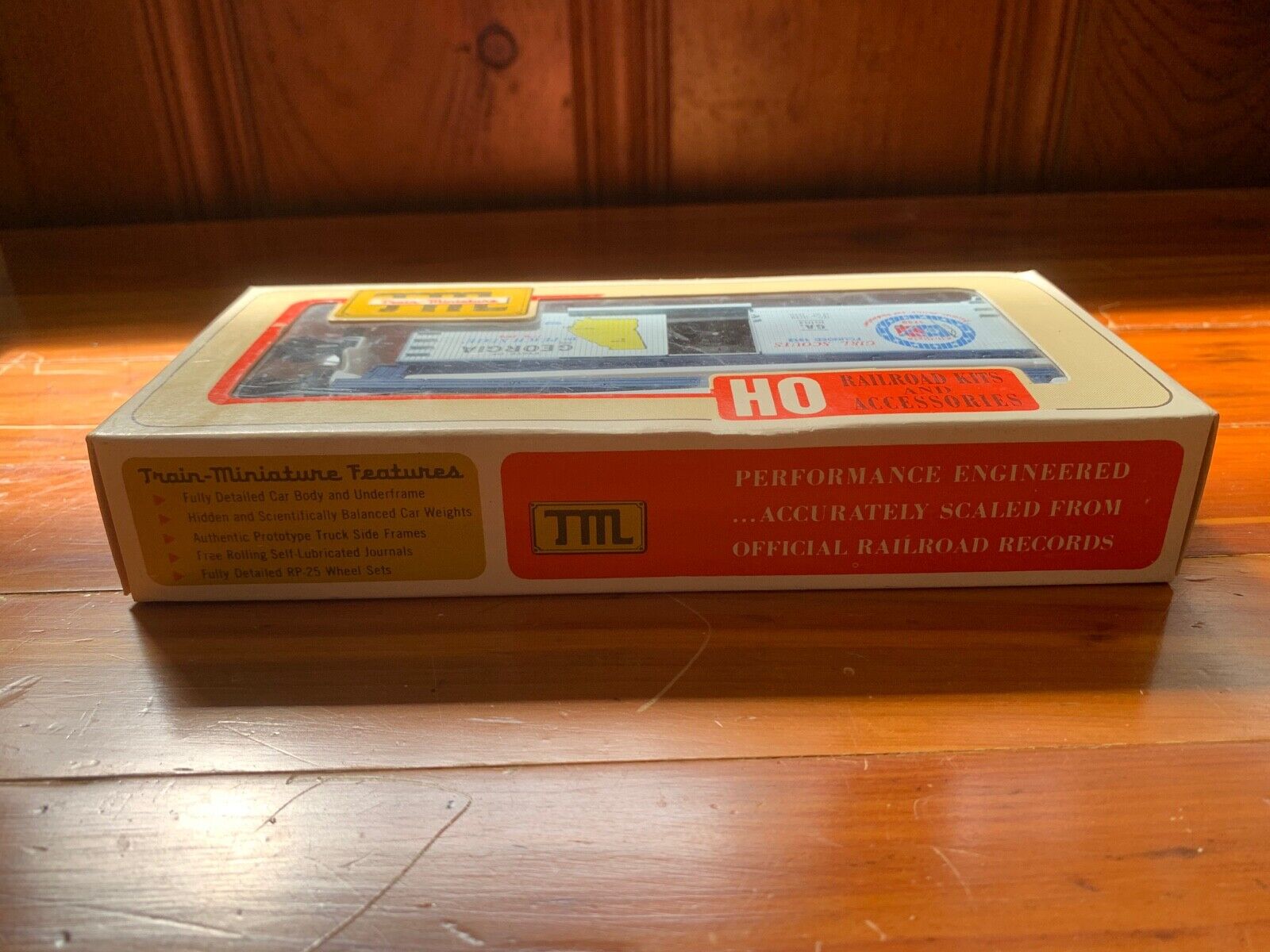 Train Miniature H0 Scale Georgia Freight Car Original Box Unopened NEW