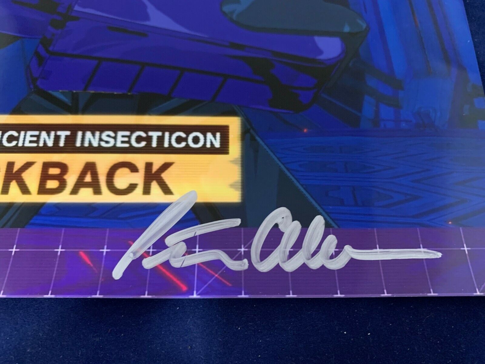 Peter Cullen Transformers Signed 8x10 Color Photo of Ancient Insecticon KickBack