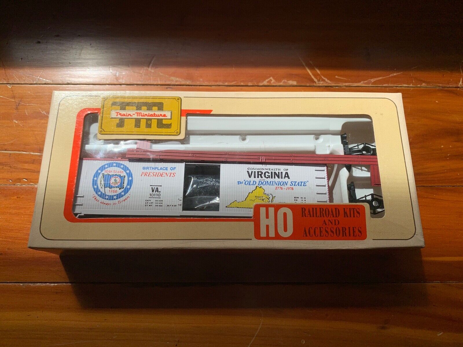 Train Miniatures H0 Scale Virginia Freight Car Original Box Unopened