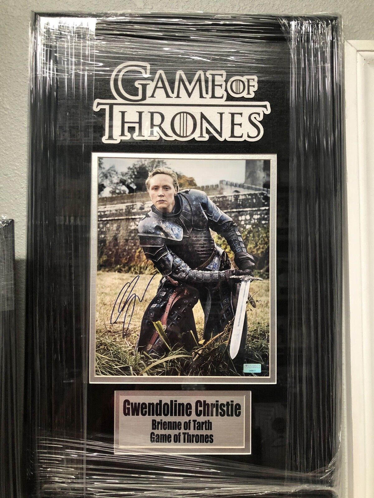 Gwendoline Christie Brienne of Tarth signed framed 8x10 photo Celebrity authenti