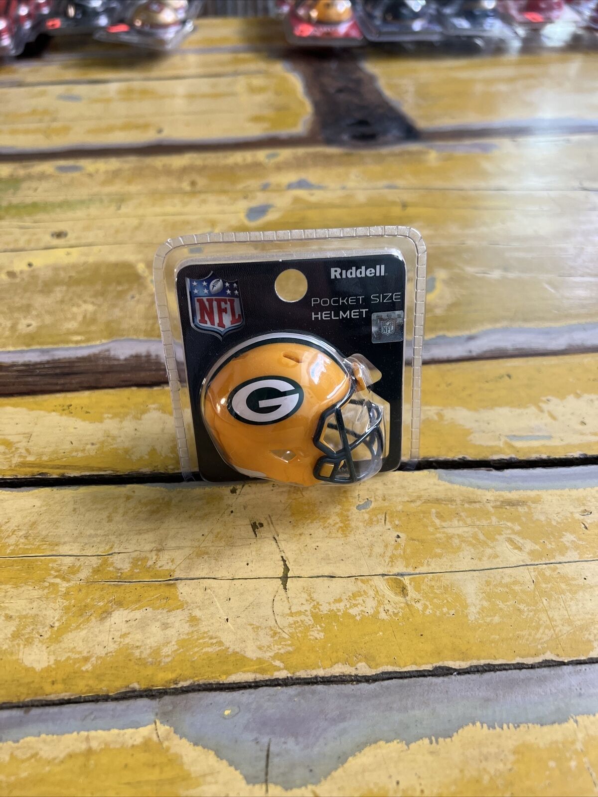 NFL Green Bay Packers Riddell Pocket Size Helmet New In Package Licensed 2016