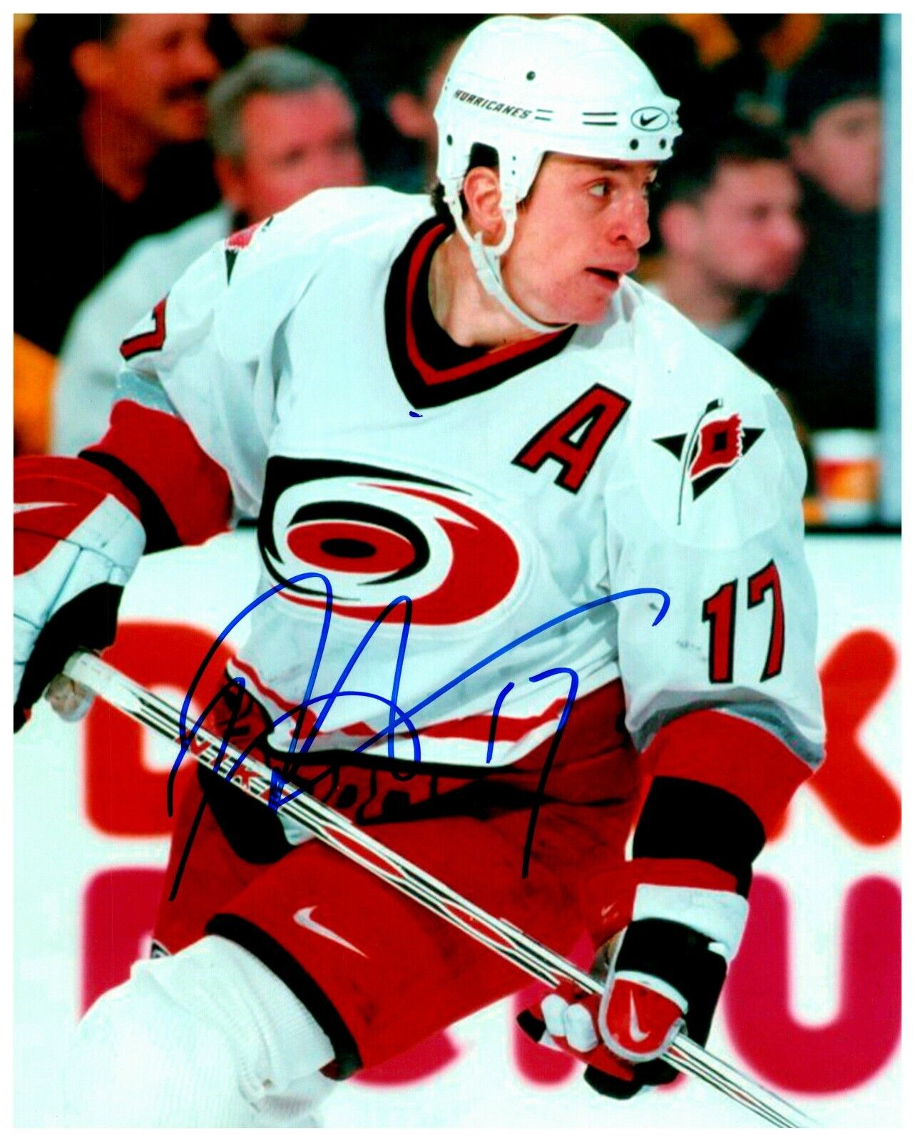 Rod Brind'Amour Carolina Hurricanes Stanley Cup Autographed 8x10 Color Photo B