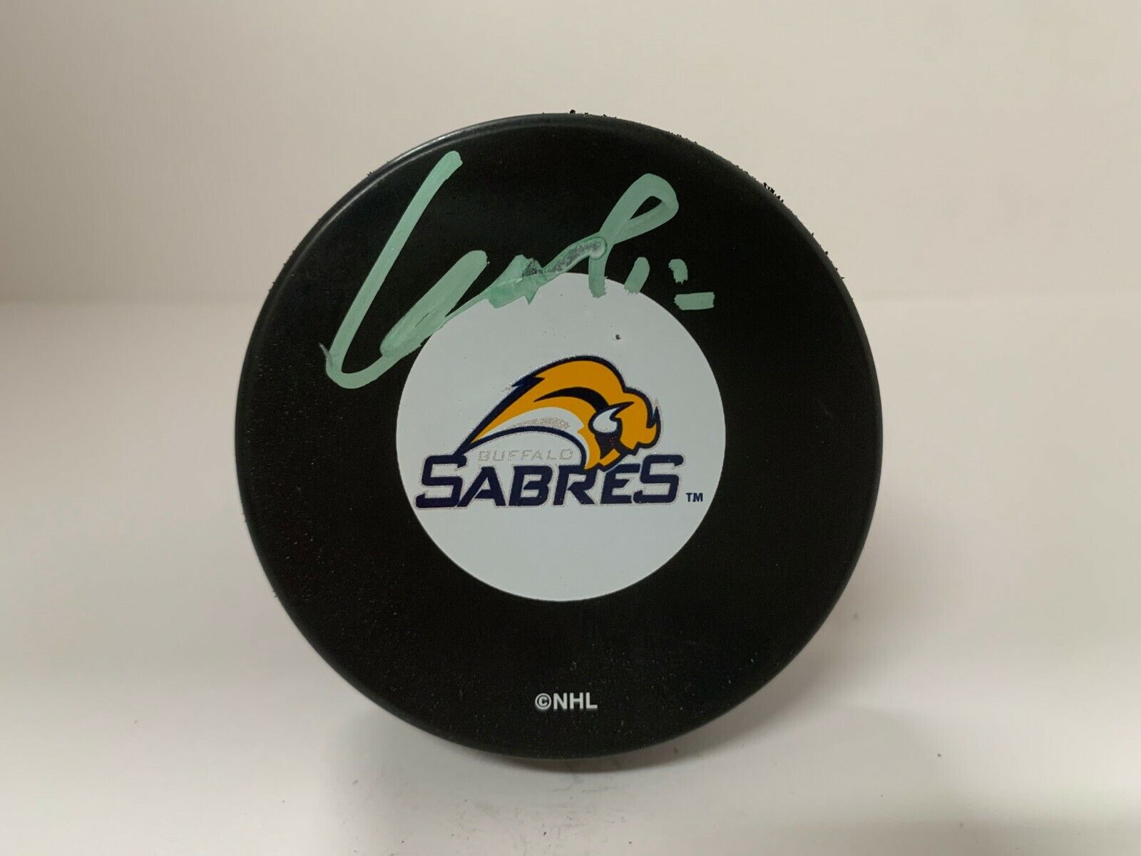 Ales Kotalik Autographed Signed Buffalo Sabres Hockey Puck W/ ASCF COA