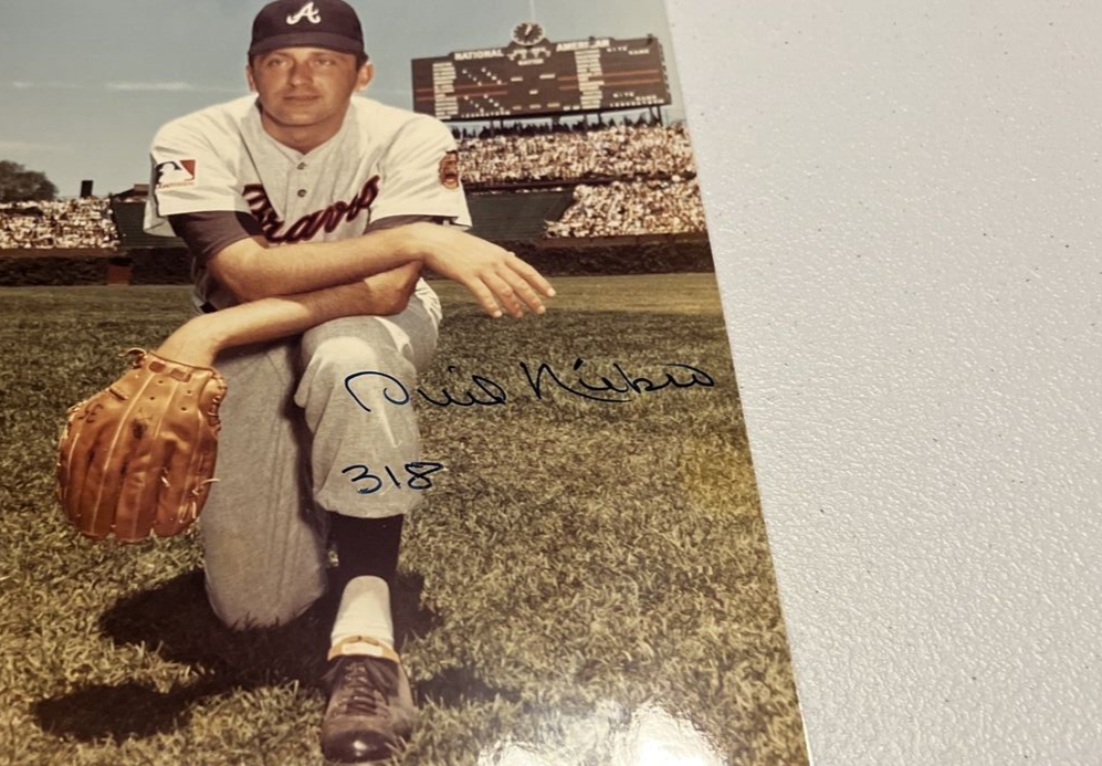 Phil Niekro Atlanta Braves MLB Autographed Signed 8x10 Photo JSA Auth. Script