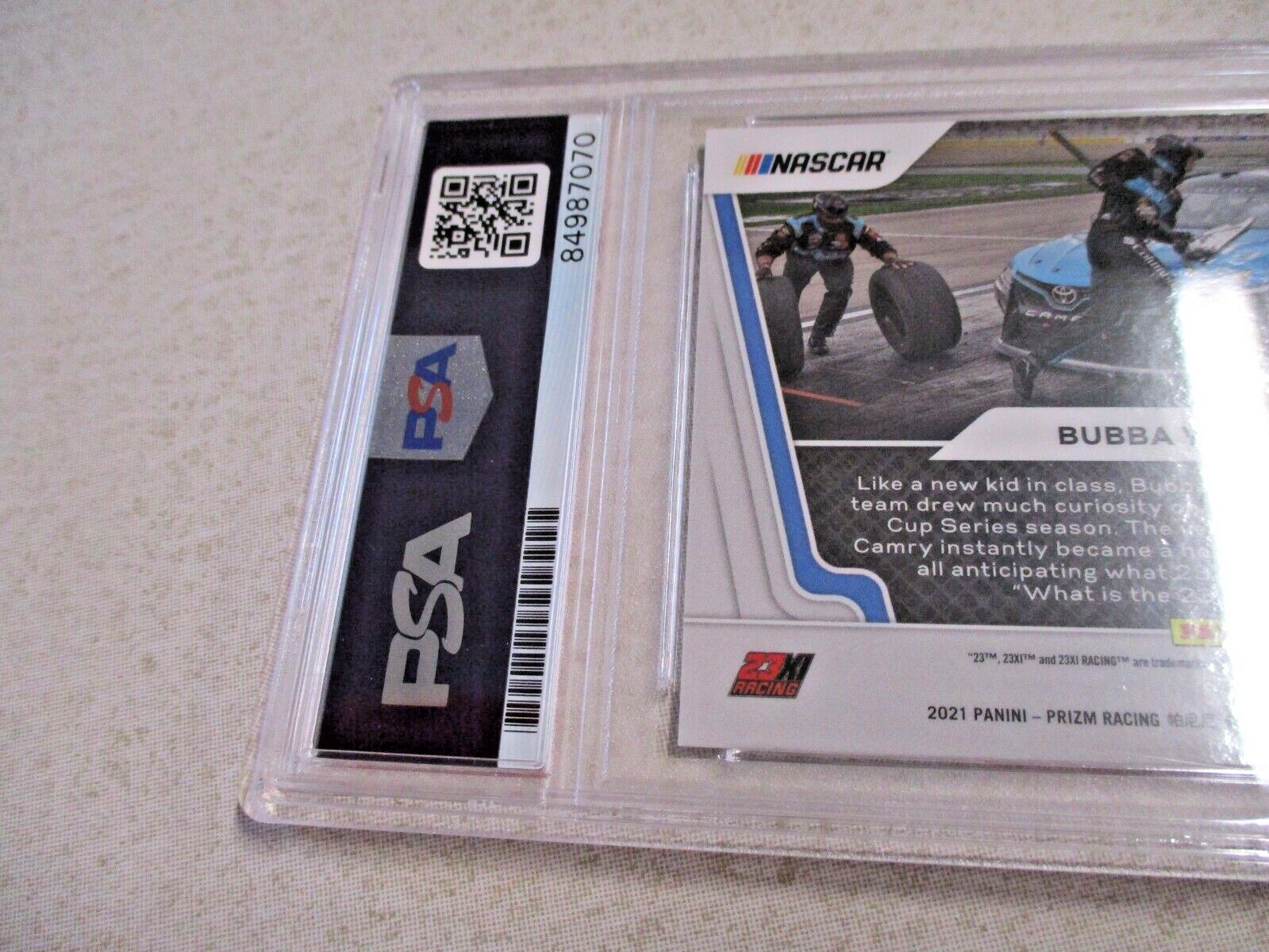 Nascar Bubba Wallace Autographed Signed 2021 23XI Racing PP Card #T13 PSA Slab