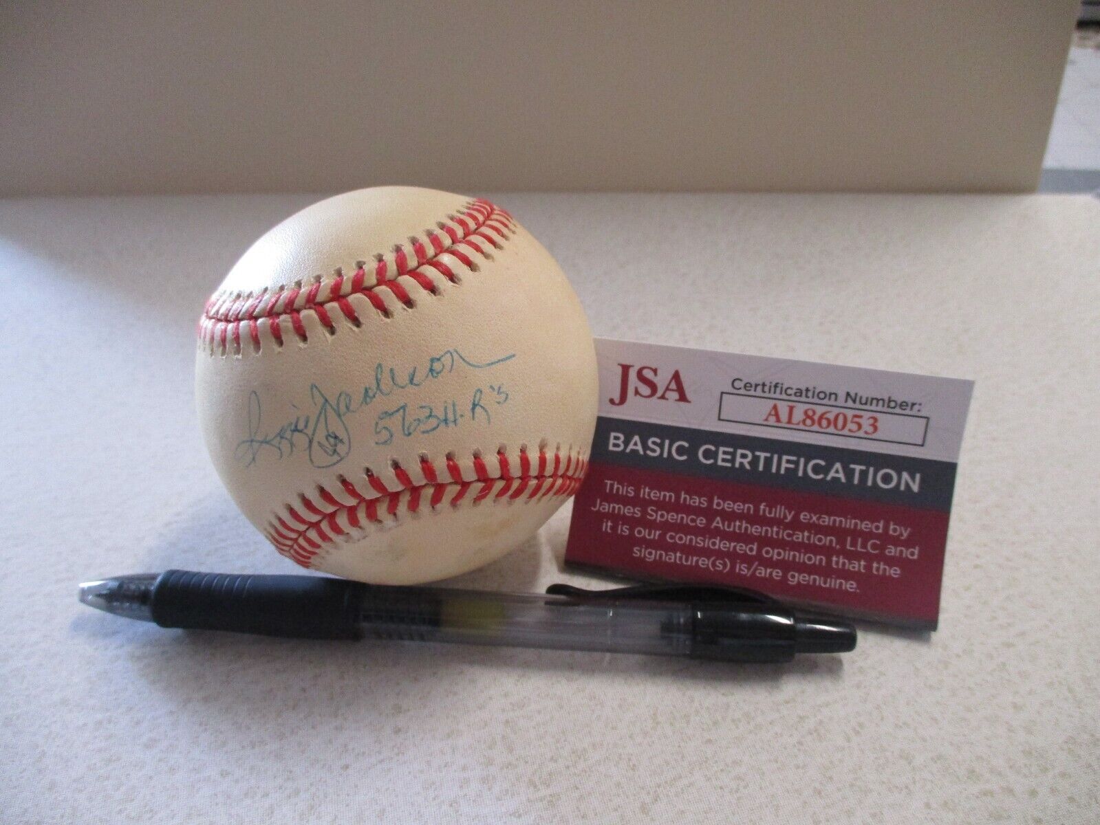 MLB Reggie Jackson Yankees Autographed Signed Baseball Script JSA COA #AL86053