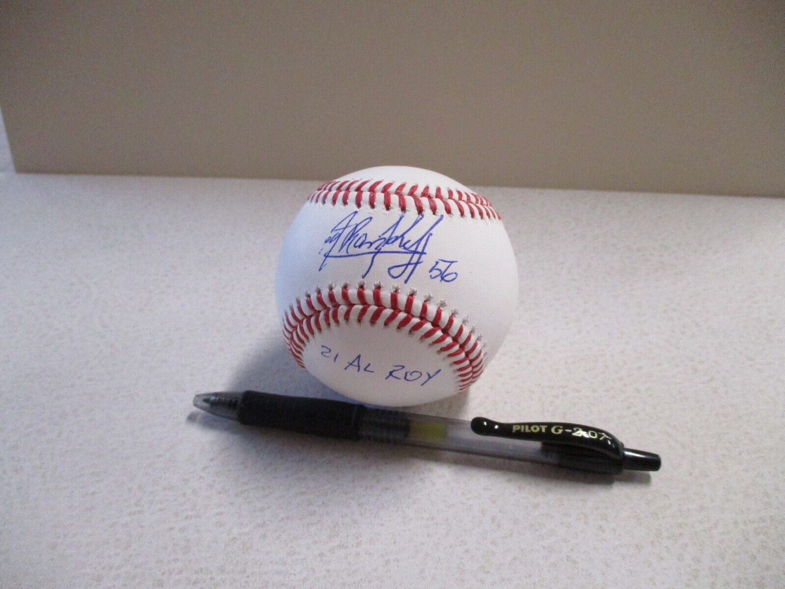 MLB Randy Arozarena TB Rays Autographed Signed Baseball W/Script BCOA #WT23034