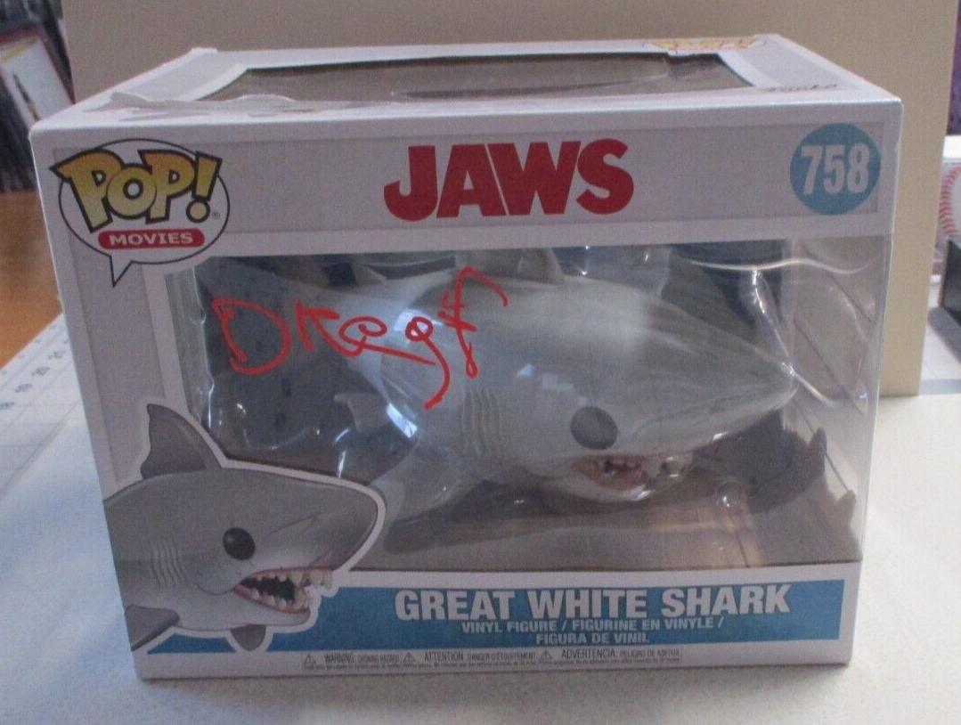 Richard Dreyfuss "Hooper" Autographed Signed Jaws Shark Funko Pop JSA COA