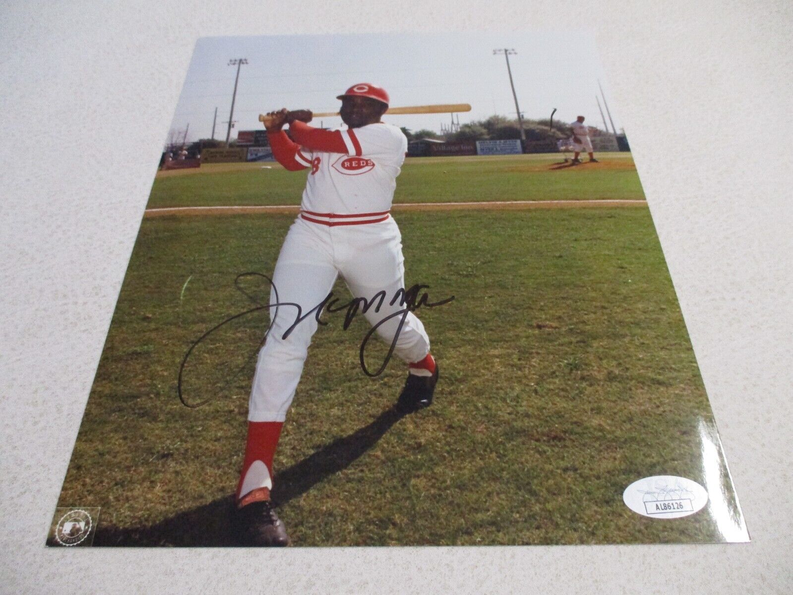 MLB Joe Morgan Cincinnati Reds Autographed Signed 8x10 Photo JSA COA #AL86126