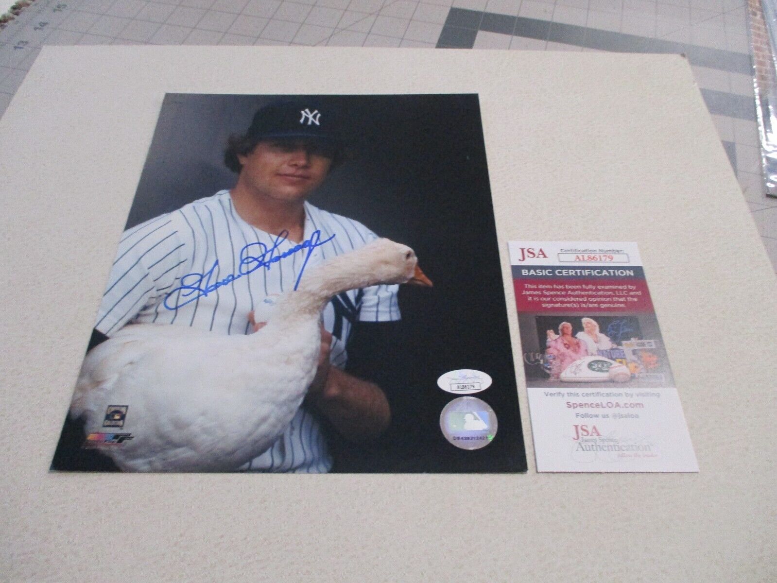 MLB Goose Gossage NY Yankees Autographed Signed 8x10 Photo JSA COA #AL86179