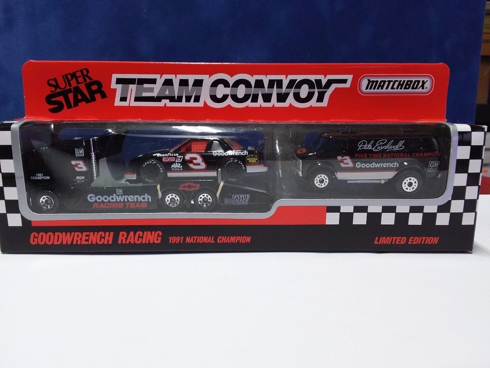 1991 #3 DALE EARNHARDT GOODWRENCH RACING SUPER STAR TEAM CONVOY NIB CODE SD