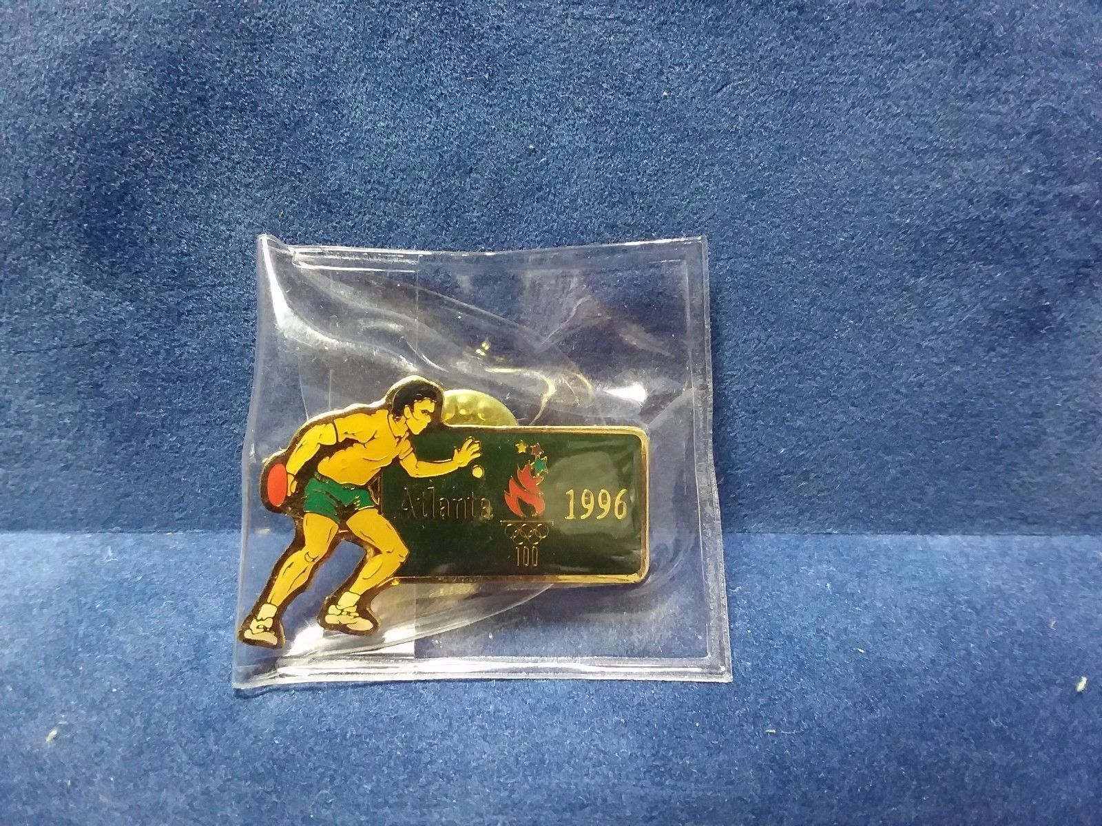 Official Summer Olympic games Atlanta 1996 table tennis pin 100 Anniversary