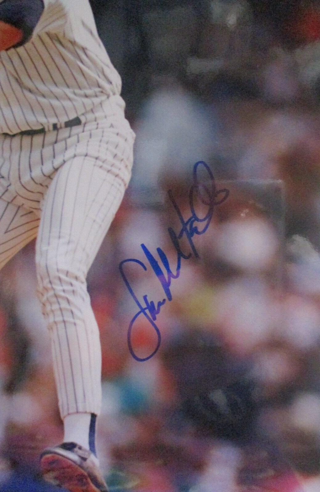 Sam Militello New York Yankees Autographed Signed 8x10 Color Photo MLB COA ASCF