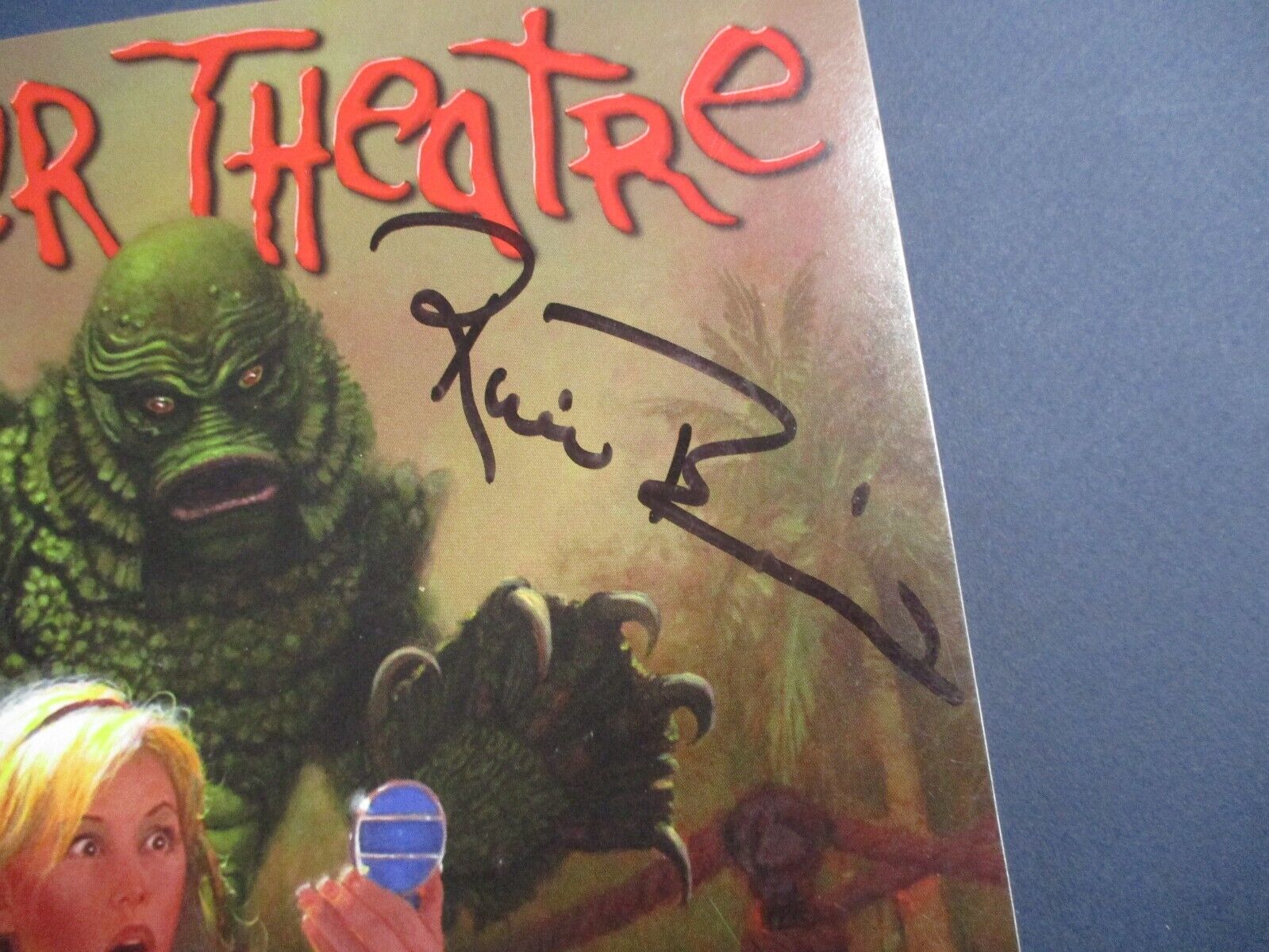 Ricou Browning Gill Man Autographed Signed Chiller Theatre Magazine (2) JSA COA