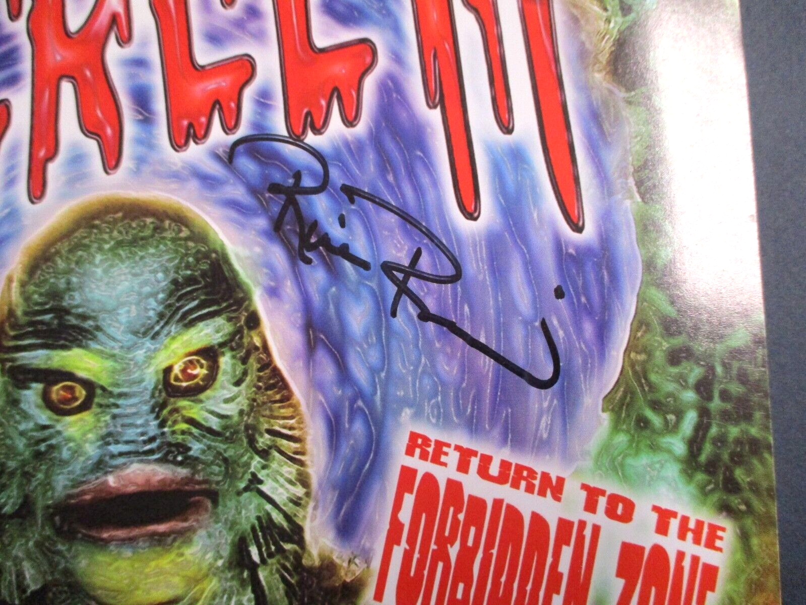 Ricou Browning Gill Man CFTBL Autographed Signed Screem Magazine #17 JSA COA