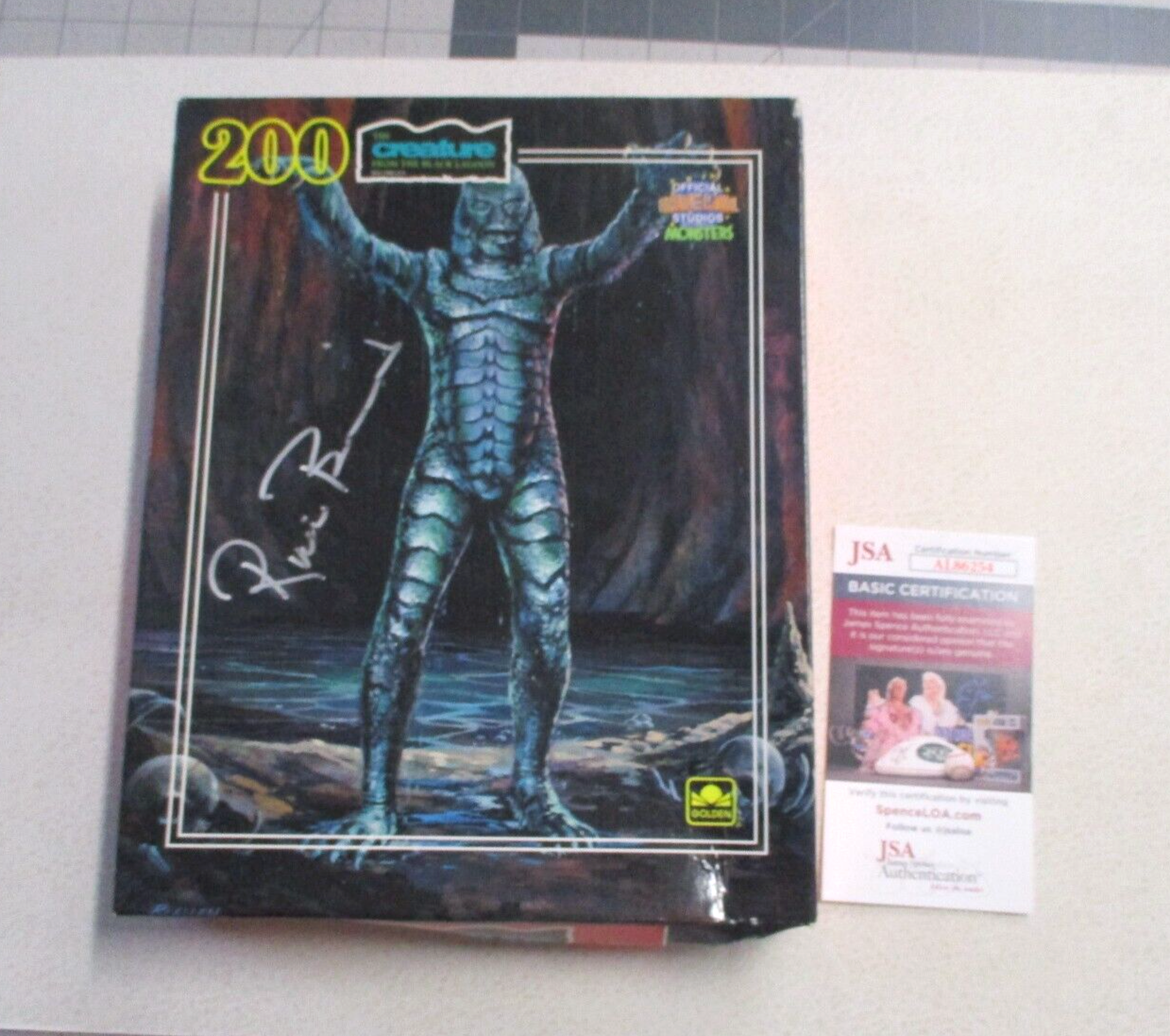 Ricou Browning Gill Man Autographed Signed Creature Puzzle Box 200 Pcs JSA COA