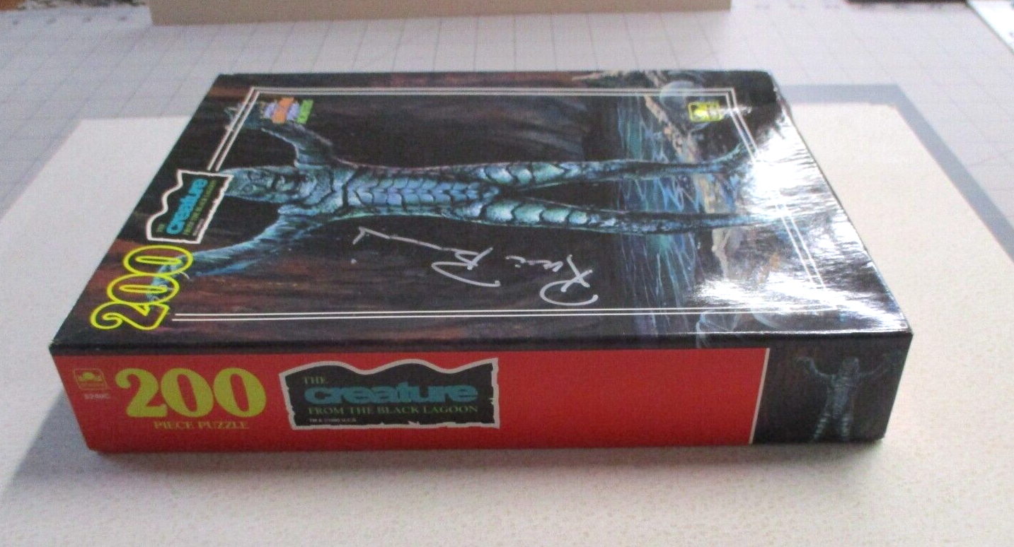 Ricou Browning Gill Man Autographed Signed Creature Puzzle Box 200 Pcs JSA COA