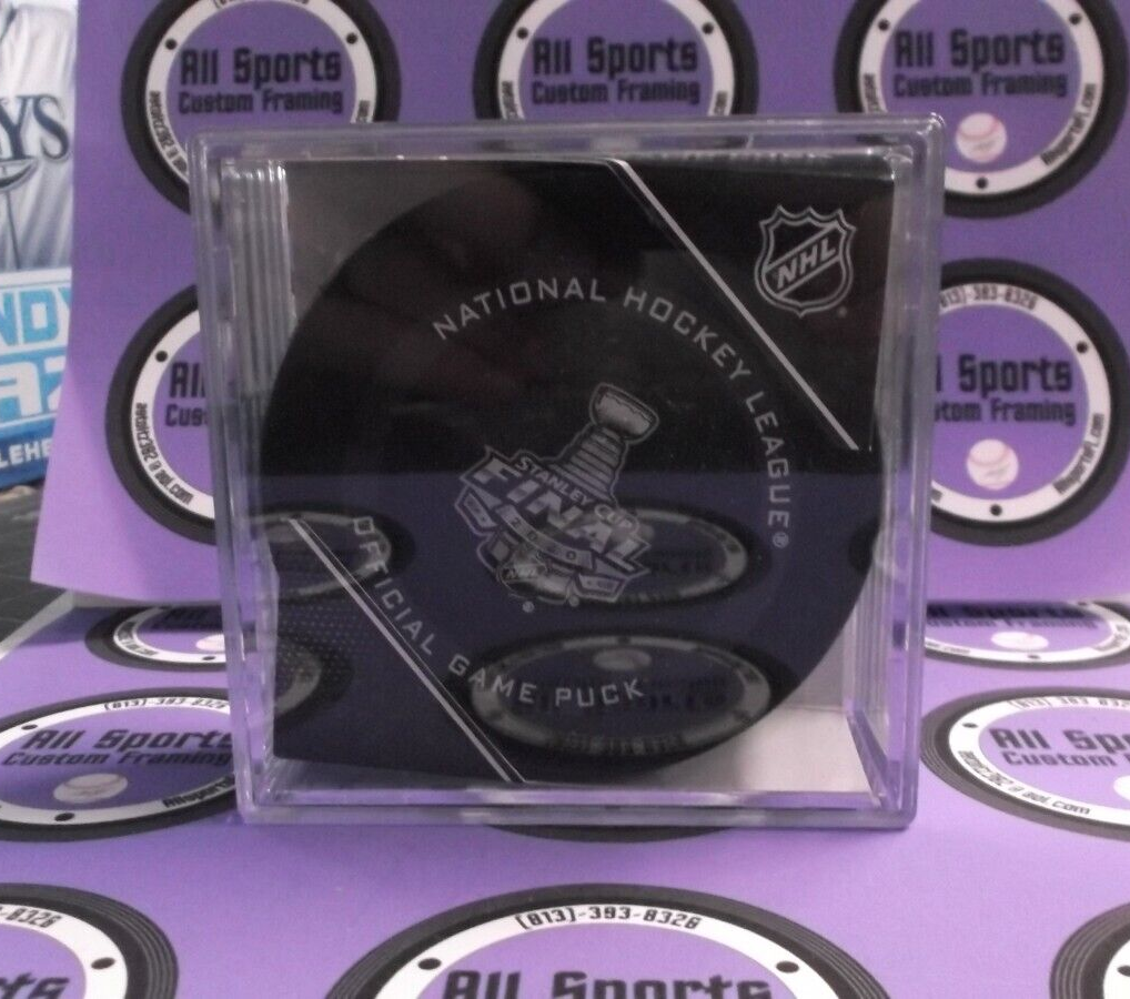 National Hockey League 2020 Stanley Cup Finals Official Game Puck LIGHTNING