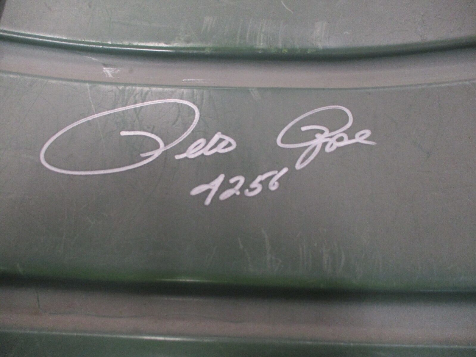 Pete Rose Autographed River Front Stadium Seat Back #10 4256 JSA COA #M66458