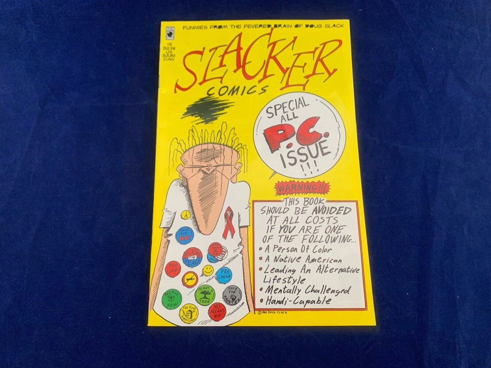 Slacker Comics #2 Issue 1994 Doug Slack Special all P.C Issue