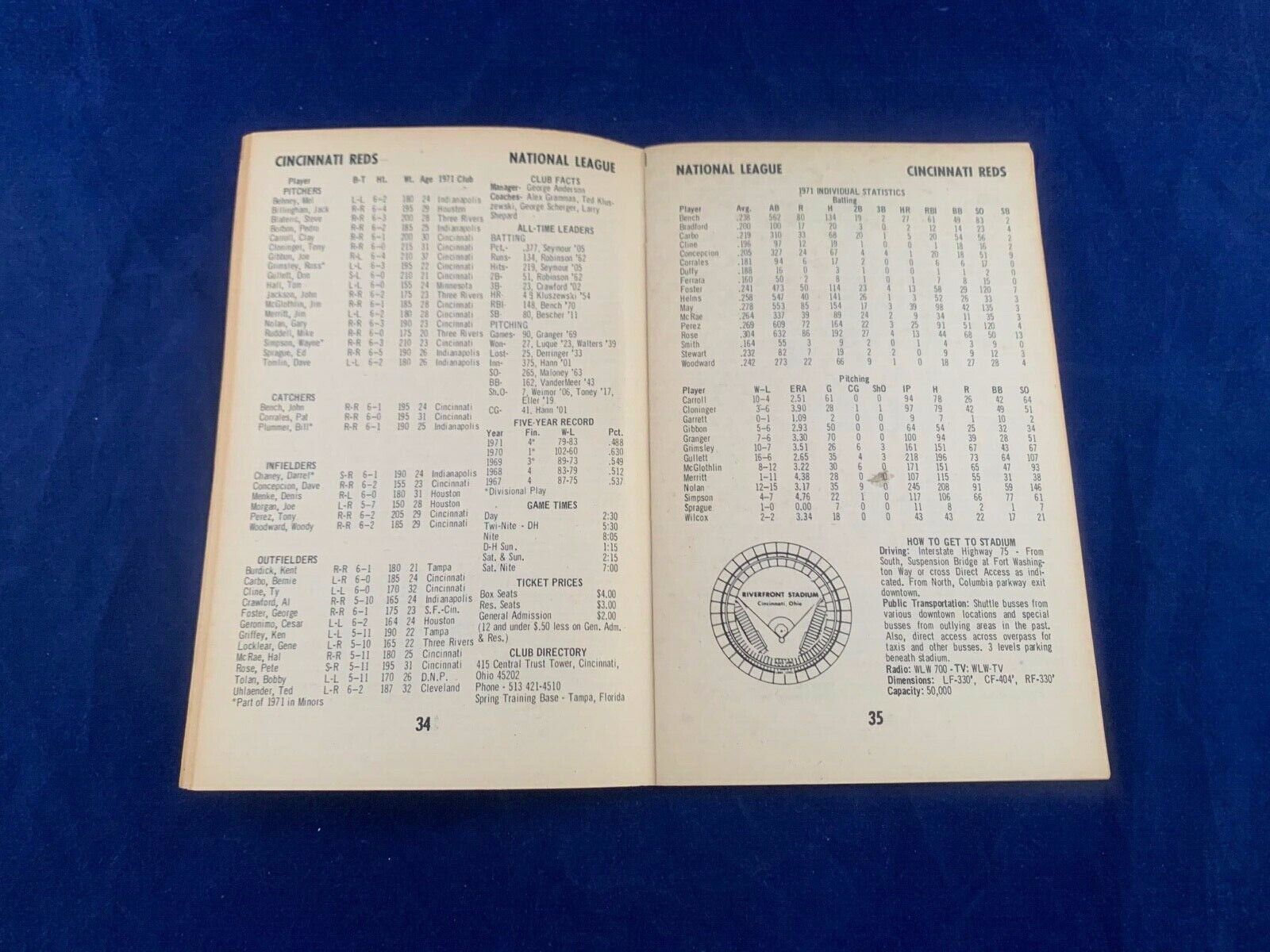 1972 Baseball Sports Guide Series 1001 Facts Baseball Fans Love VG Condition