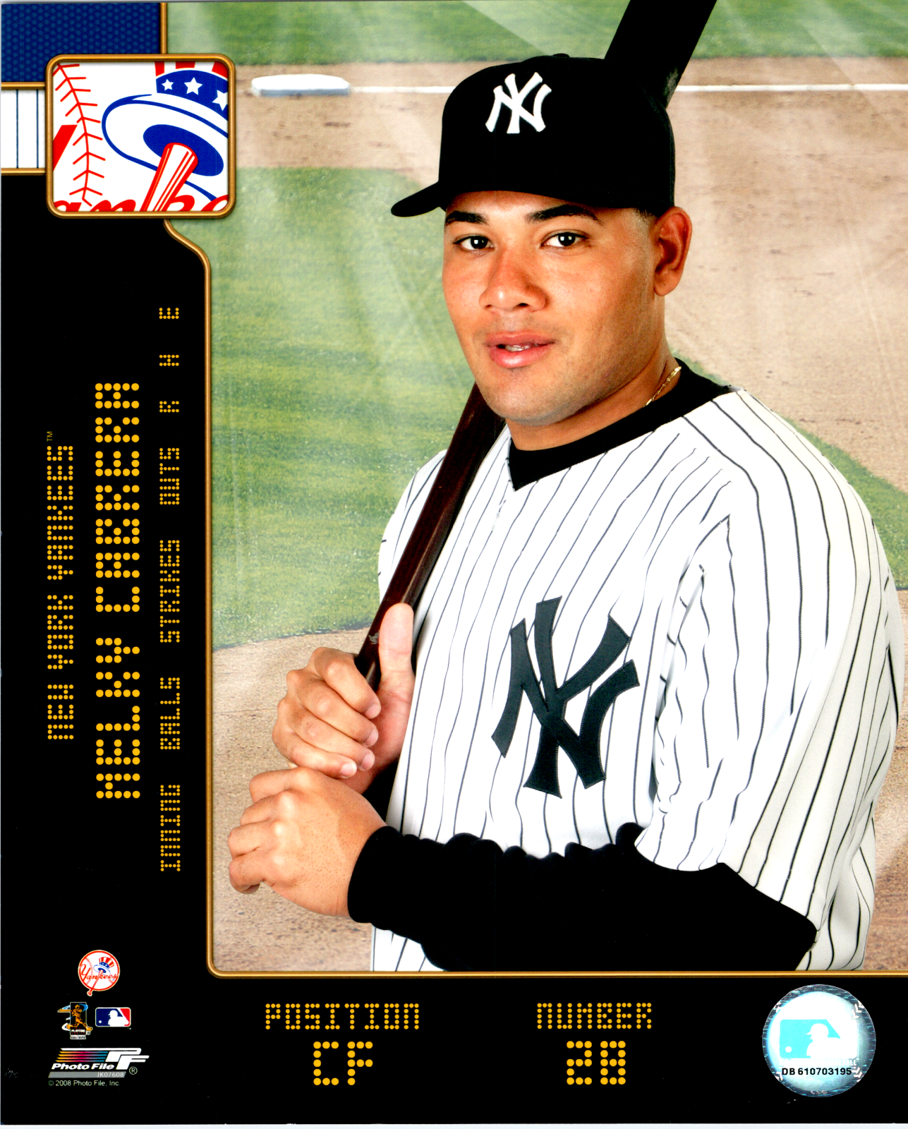 Melky Cabrera New York Yankees  8x10 Color Photo B