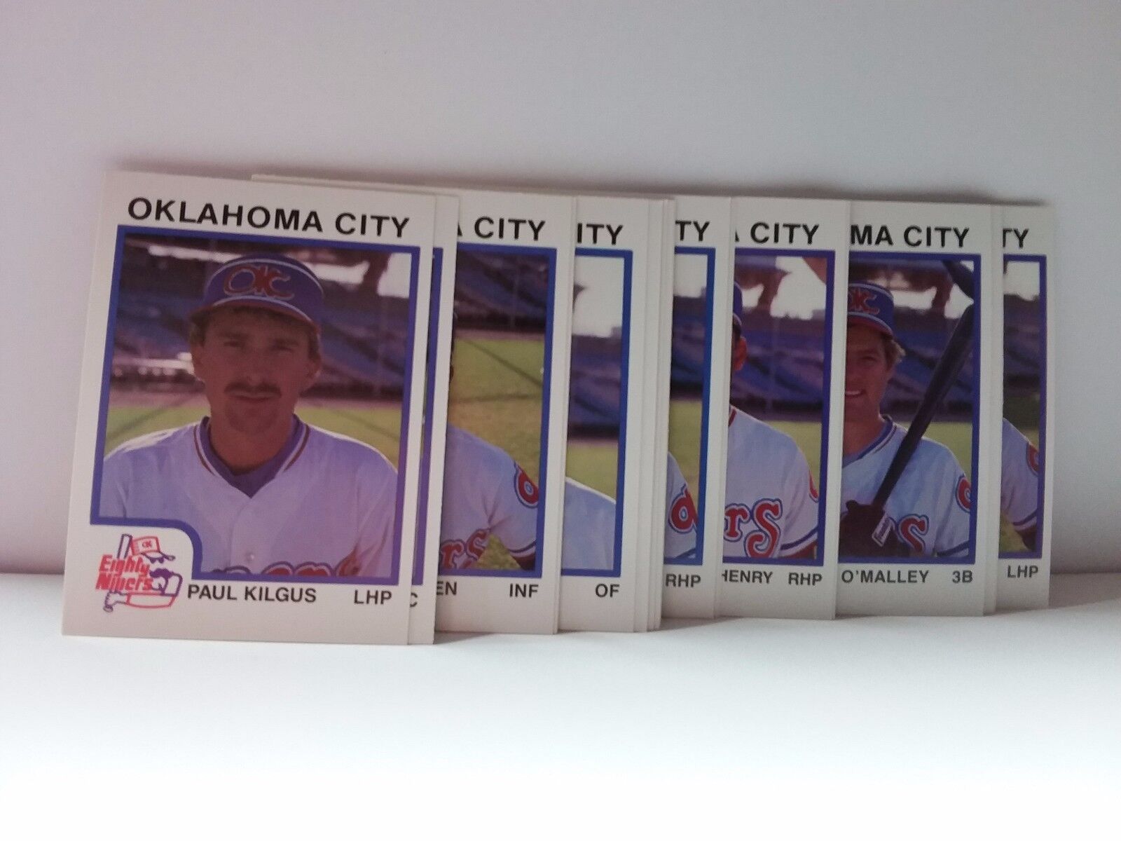 1987 Pro Cards Oklahoma City Eighty-Niners 27 Card Minor League Team Set