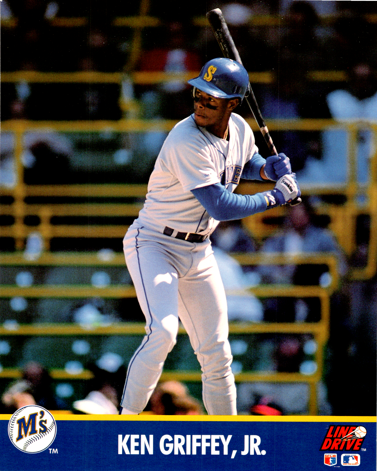 Ken Griffey Jr. Seattle Mariners Linedrive Unsigned 8x10 Color Photo