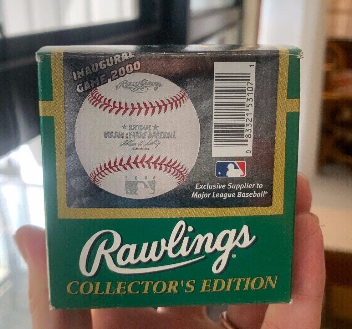 Official Major League Rawlings Baseball 2000 Millennium Edition Unsigned Inaugur