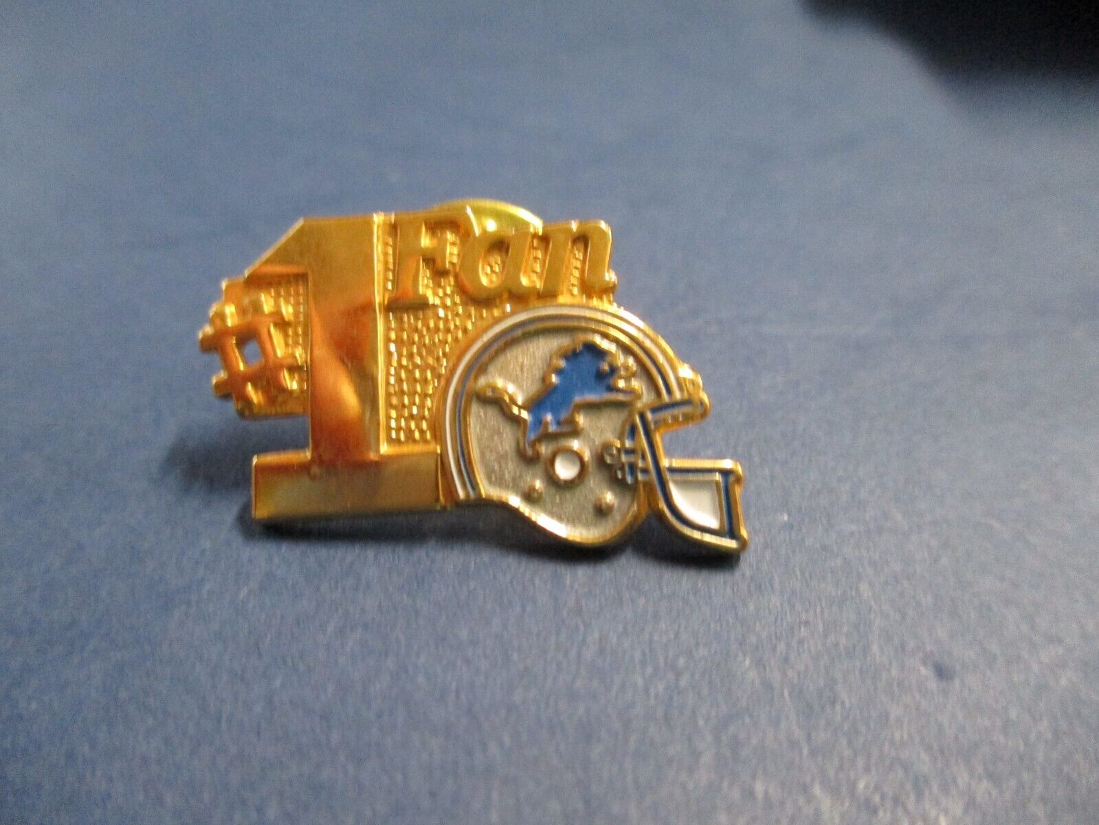 #1 Fan Detroit Lions 1997 Pin  Approx. 1 x 1 Inche